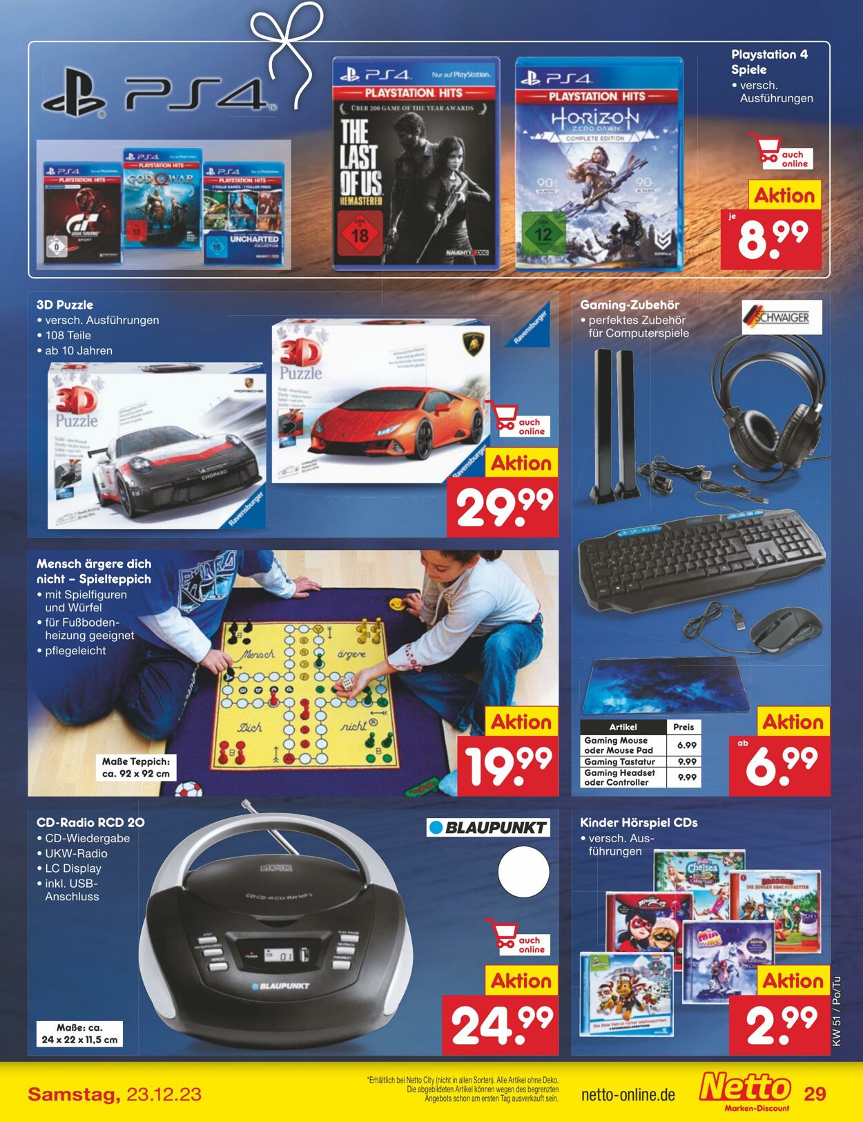 Prospekt Netto-Marken-Discount 18.12.2023 - 23.12.2023