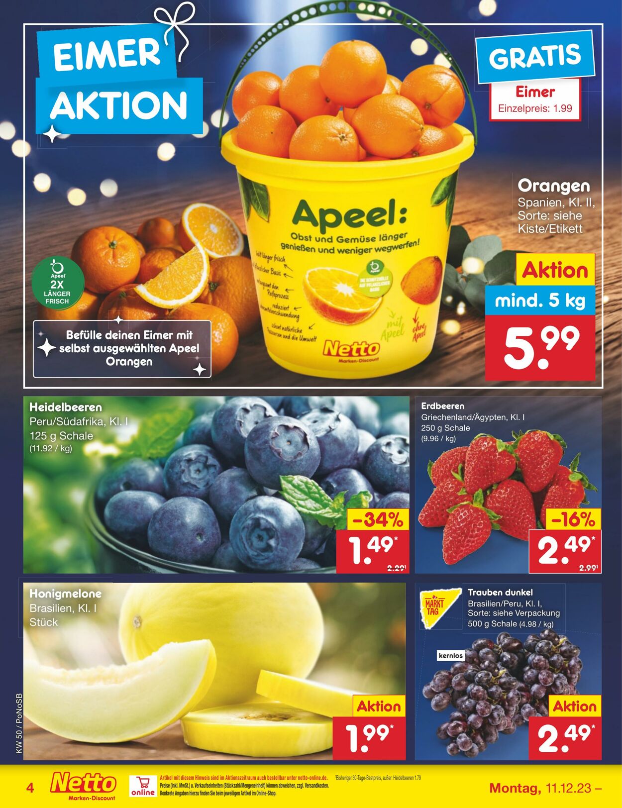 Prospekt Netto-Marken-Discount 11.12.2023 - 16.12.2023