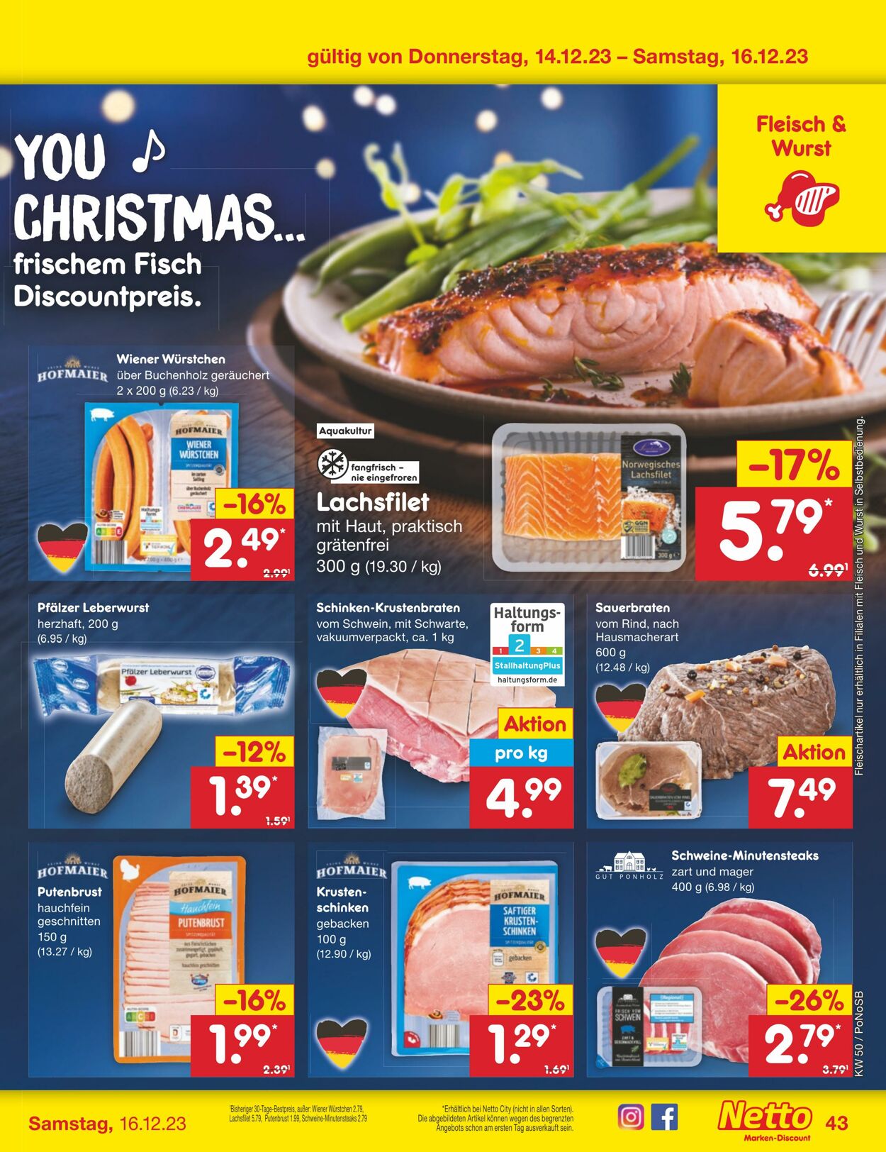 Prospekt Netto-Marken-Discount 11.12.2023 - 16.12.2023