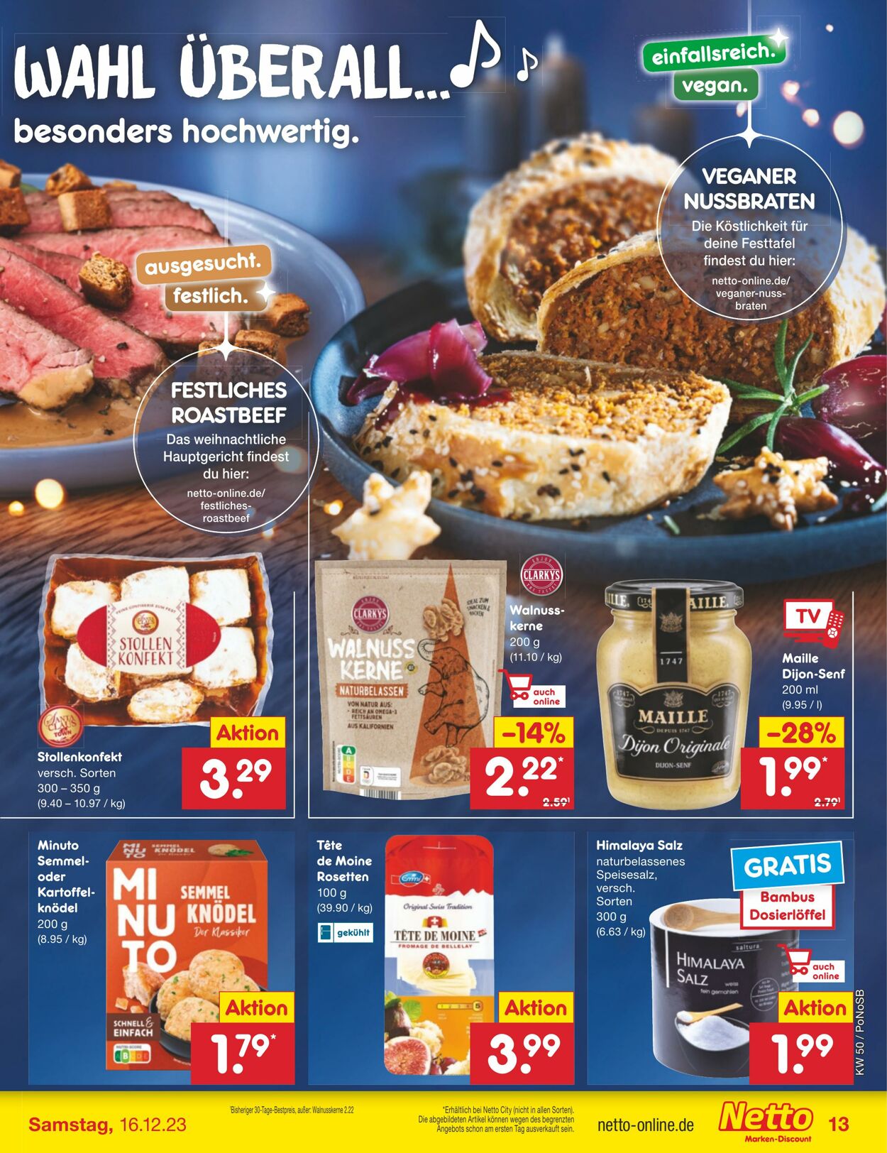 Prospekt Netto-Marken-Discount 11.12.2023 - 16.12.2023