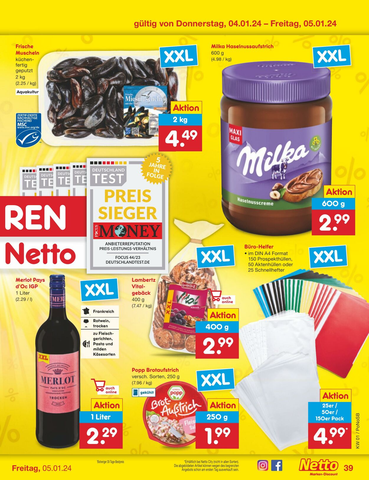 Prospekt Netto-Marken-Discount 04.01.2024 - 07.01.2024