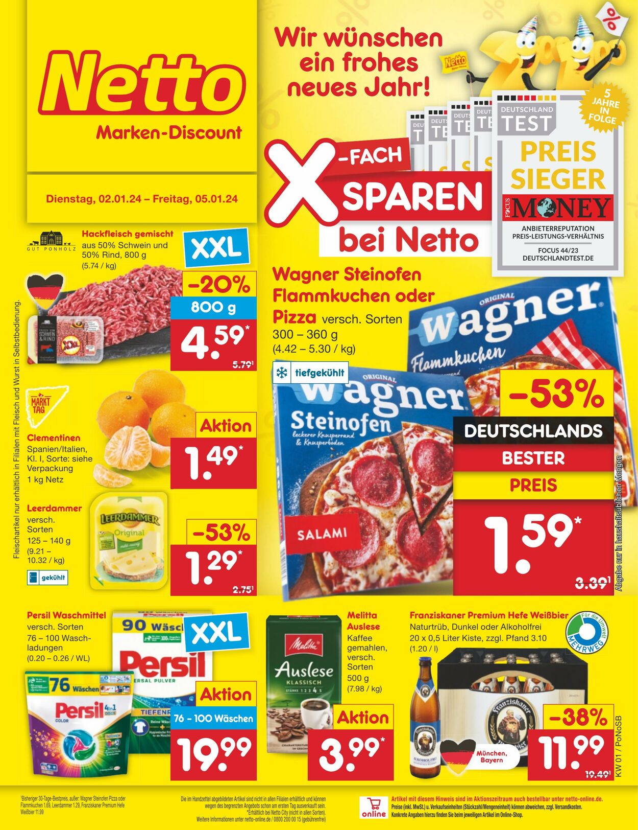 Prospekt Netto-Marken-Discount 04.01.2024 - 07.01.2024