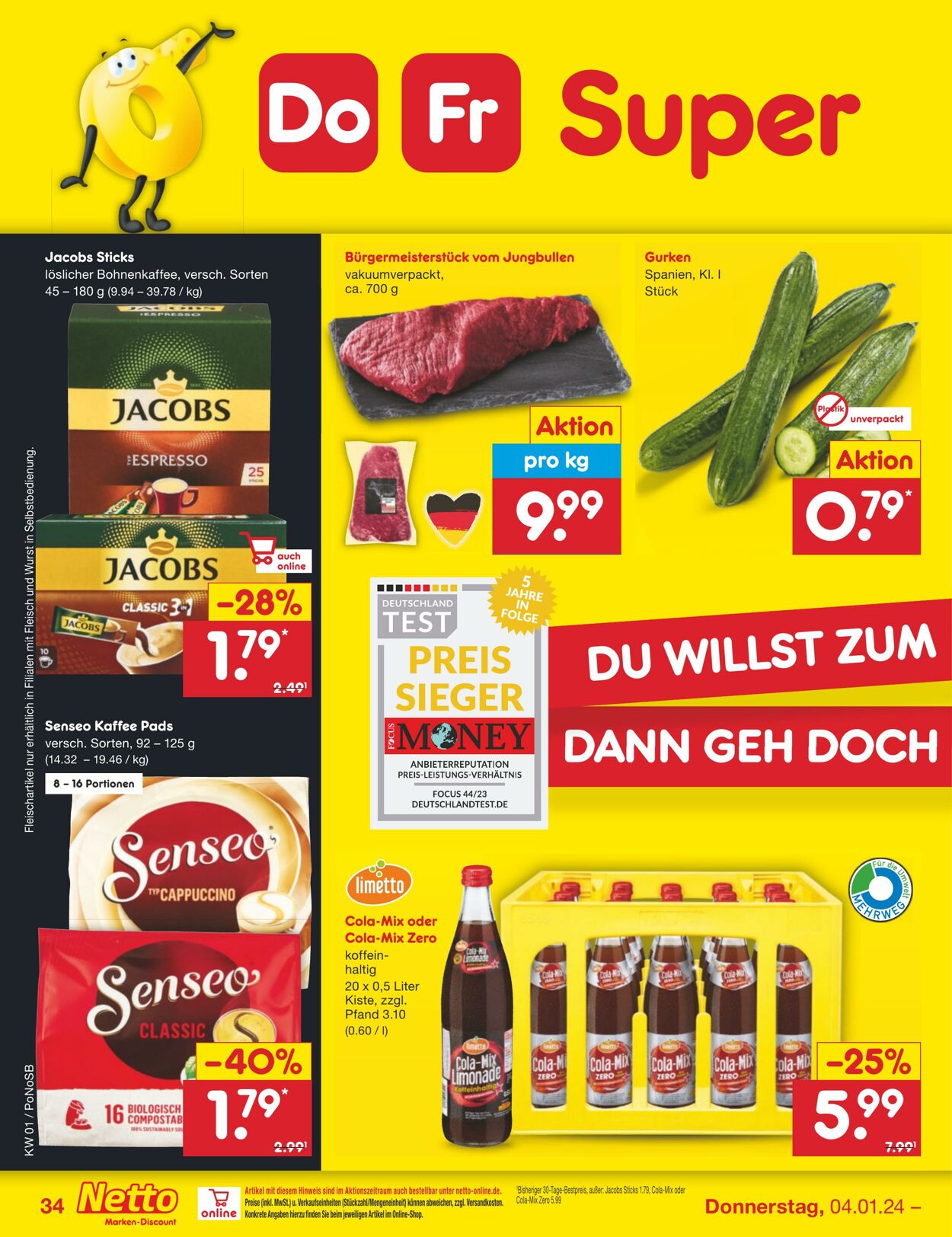 Prospekt Netto-Marken-Discount 04.01.2024 - 07.01.2024