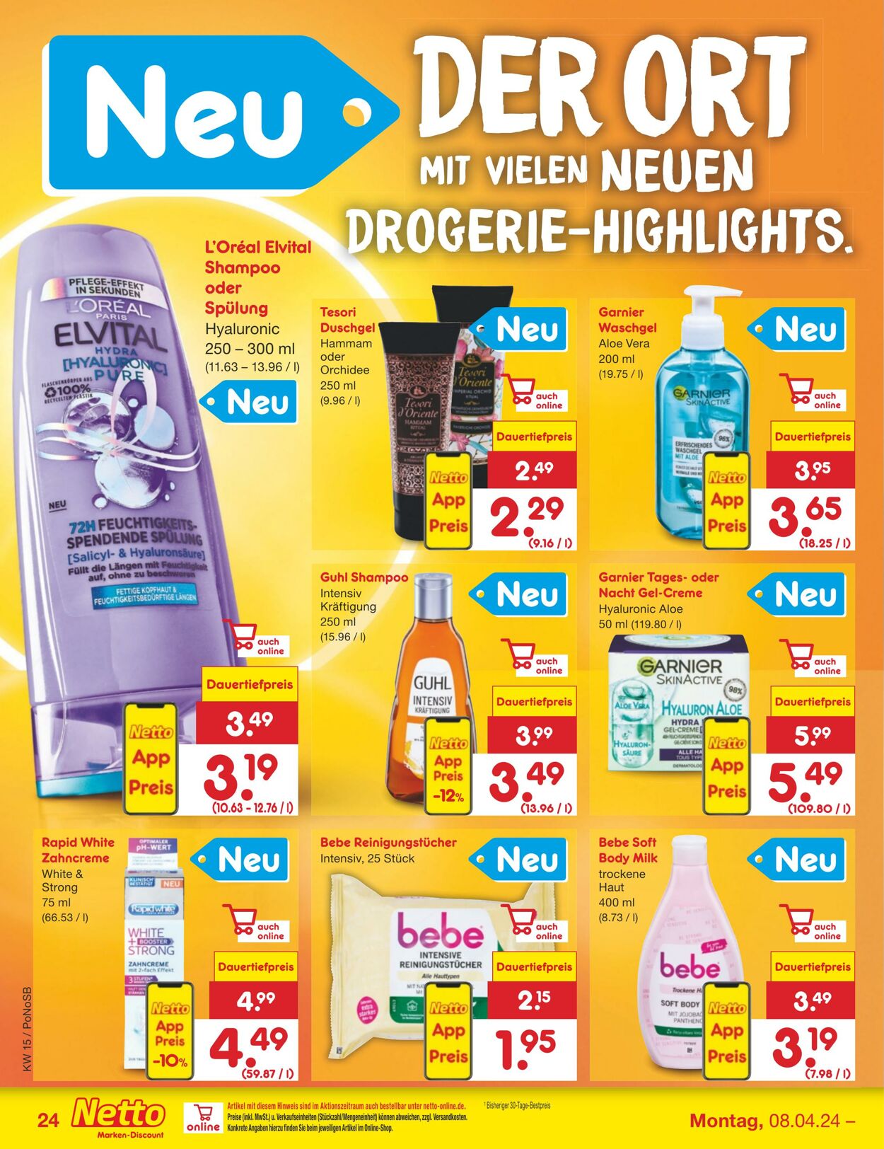 Prospekt Netto-Marken-Discount 08.04.2024 - 13.04.2024