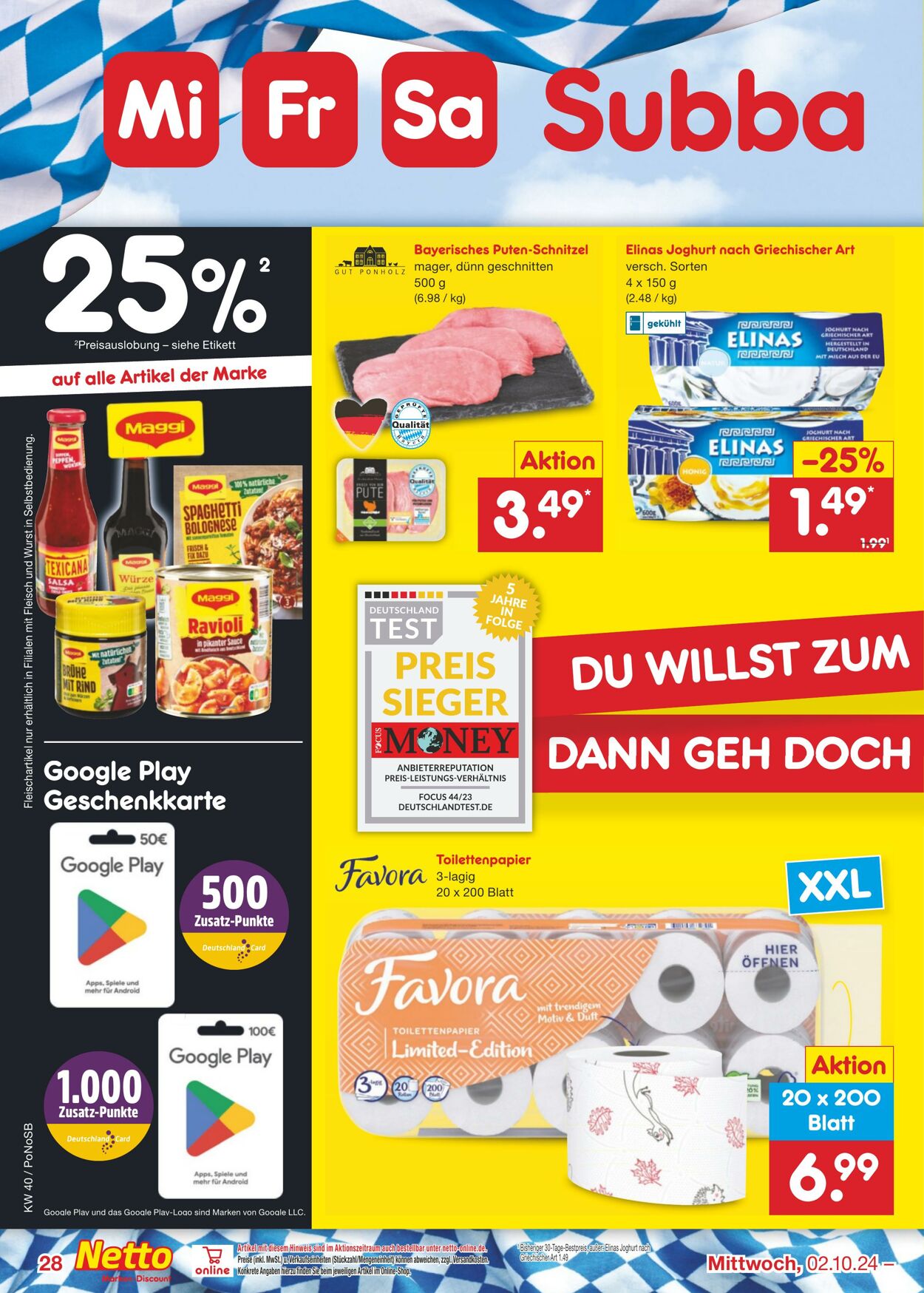 Prospekt Netto-Marken-Discount 30.09.2024 - 07.10.2024