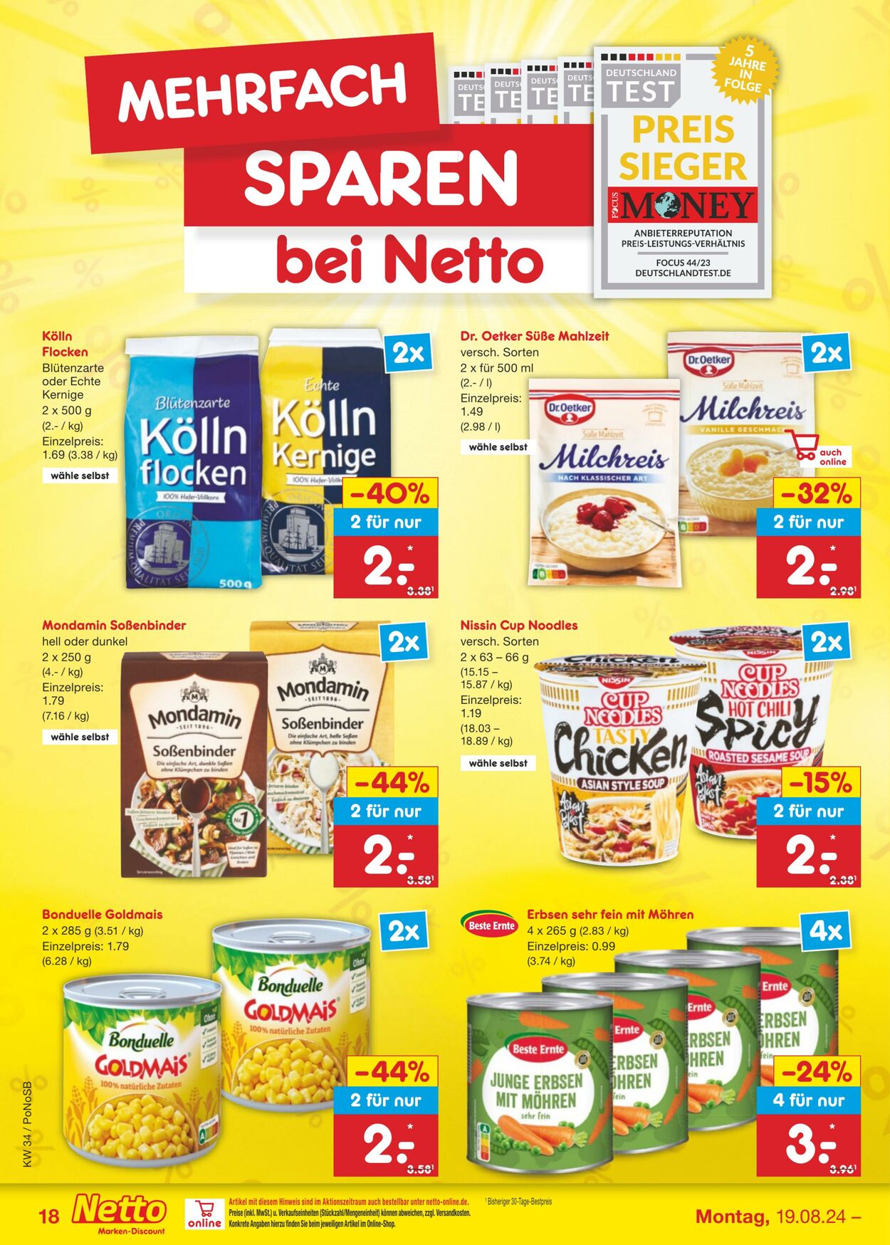 Prospekt Netto-Marken-Discount 19.08.2024 - 24.08.2024