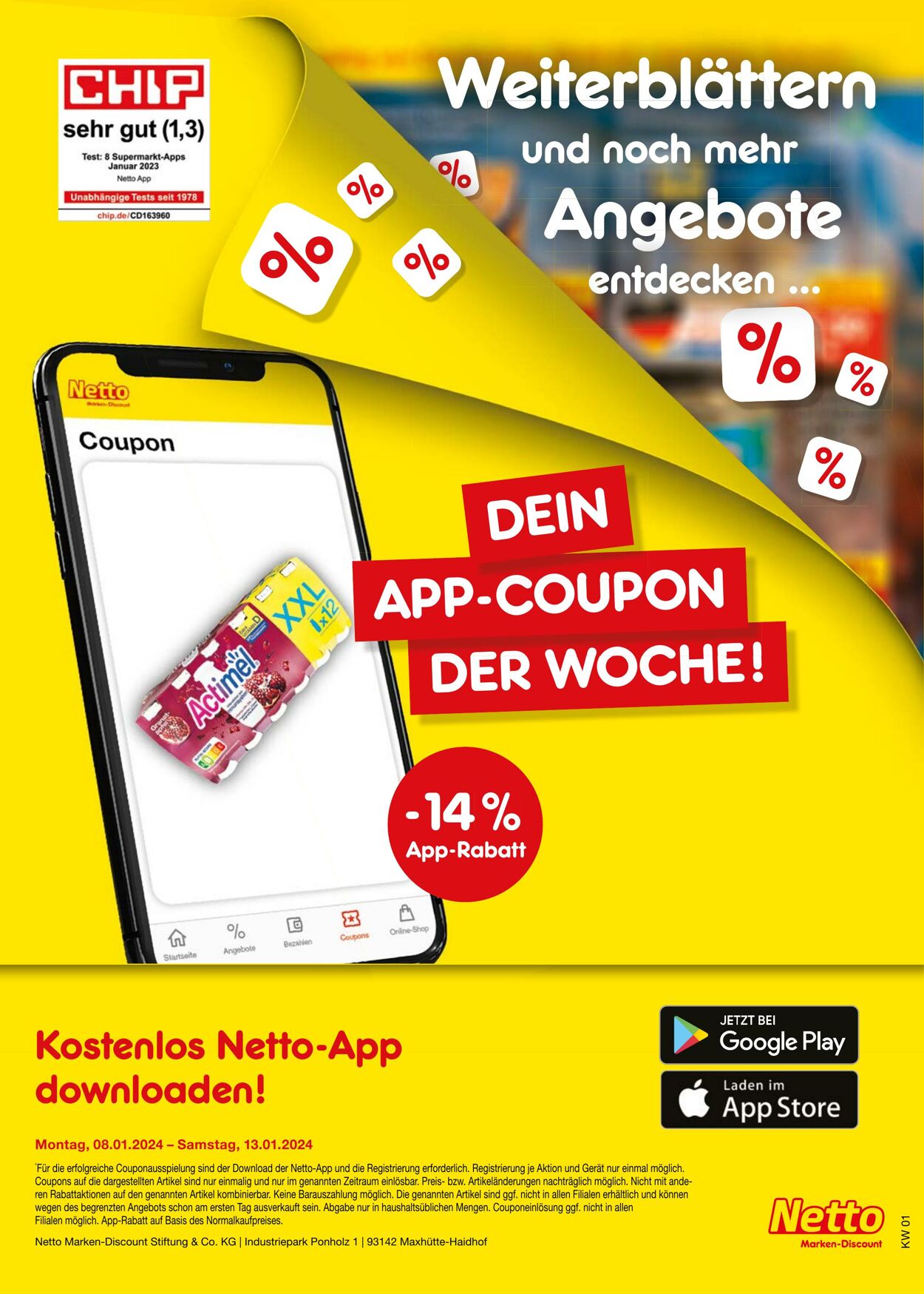 Prospekt Netto-Marken-Discount 08.01.2024 - 13.01.2024