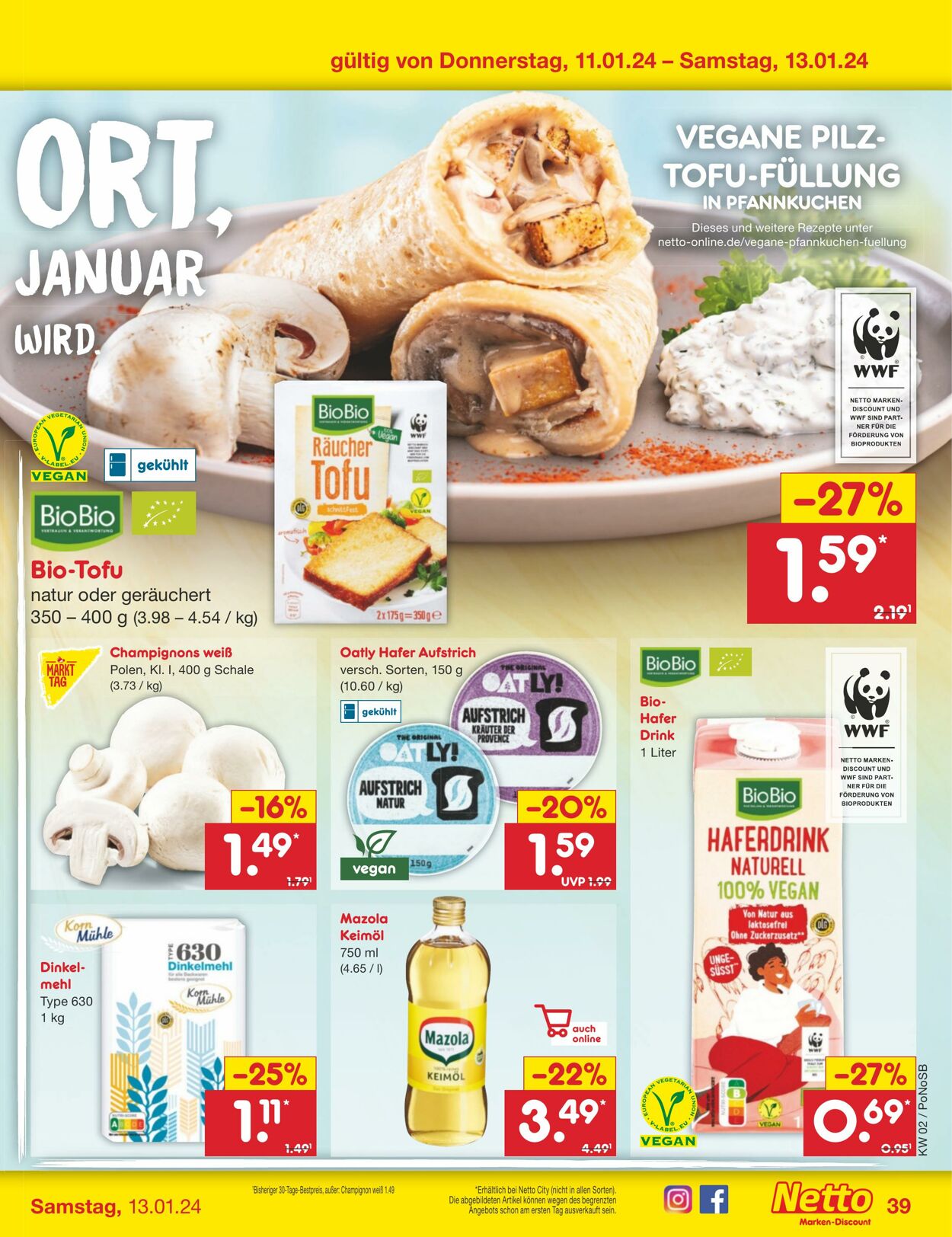 Prospekt Netto-Marken-Discount 08.01.2024 - 13.01.2024