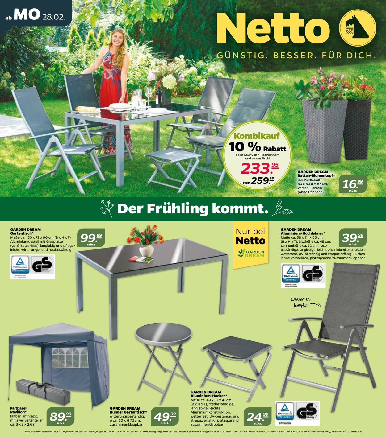 Netto Werbeprospekt - Gültig Von 28.02 Bis 05.03 - Seitenzahl 1 ...