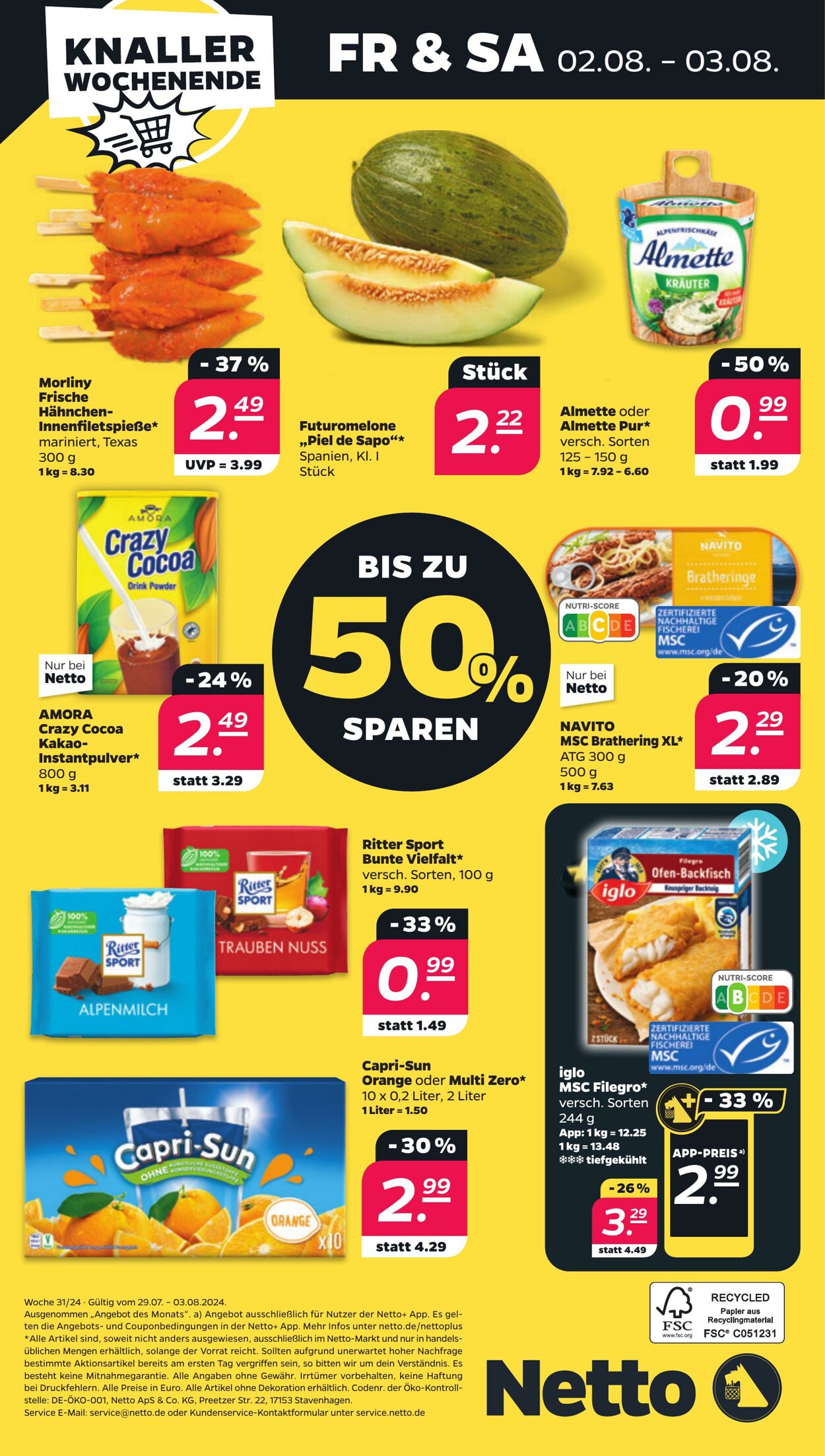 Prospekt Netto 28.07.2024 - 03.08.2024