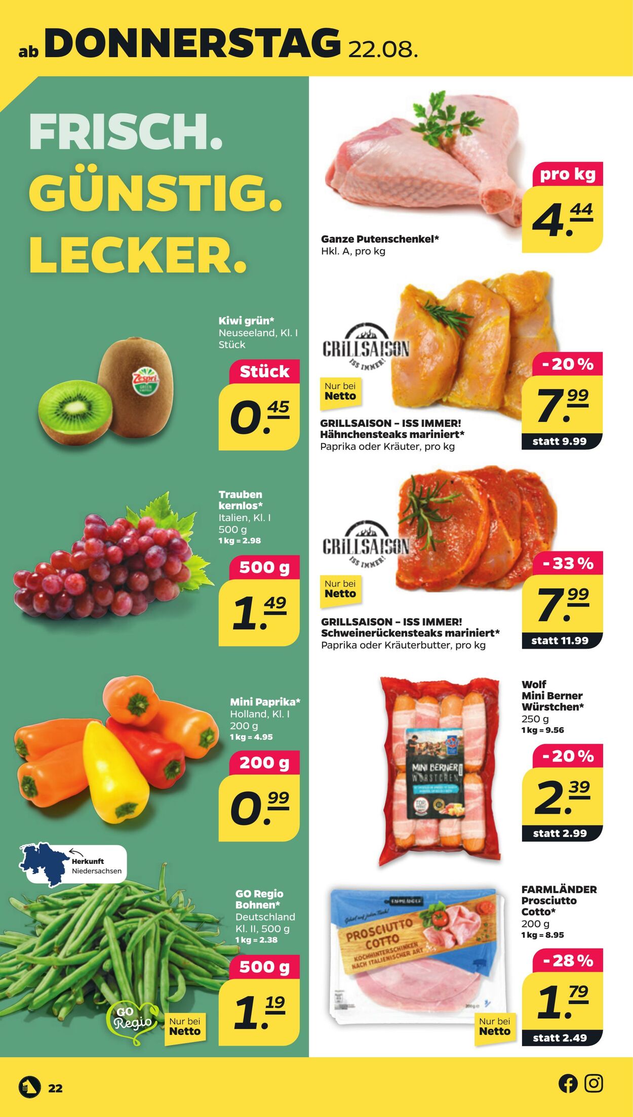 Prospekt Netto 18.08.2024 - 24.08.2024