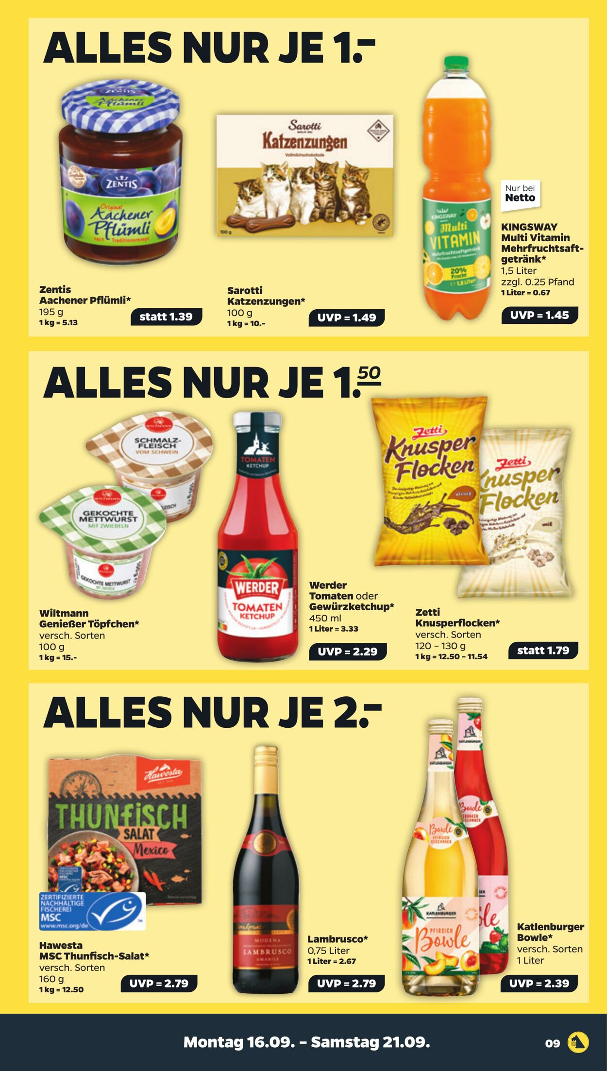 Prospekt Netto 15.09.2024 - 21.09.2024