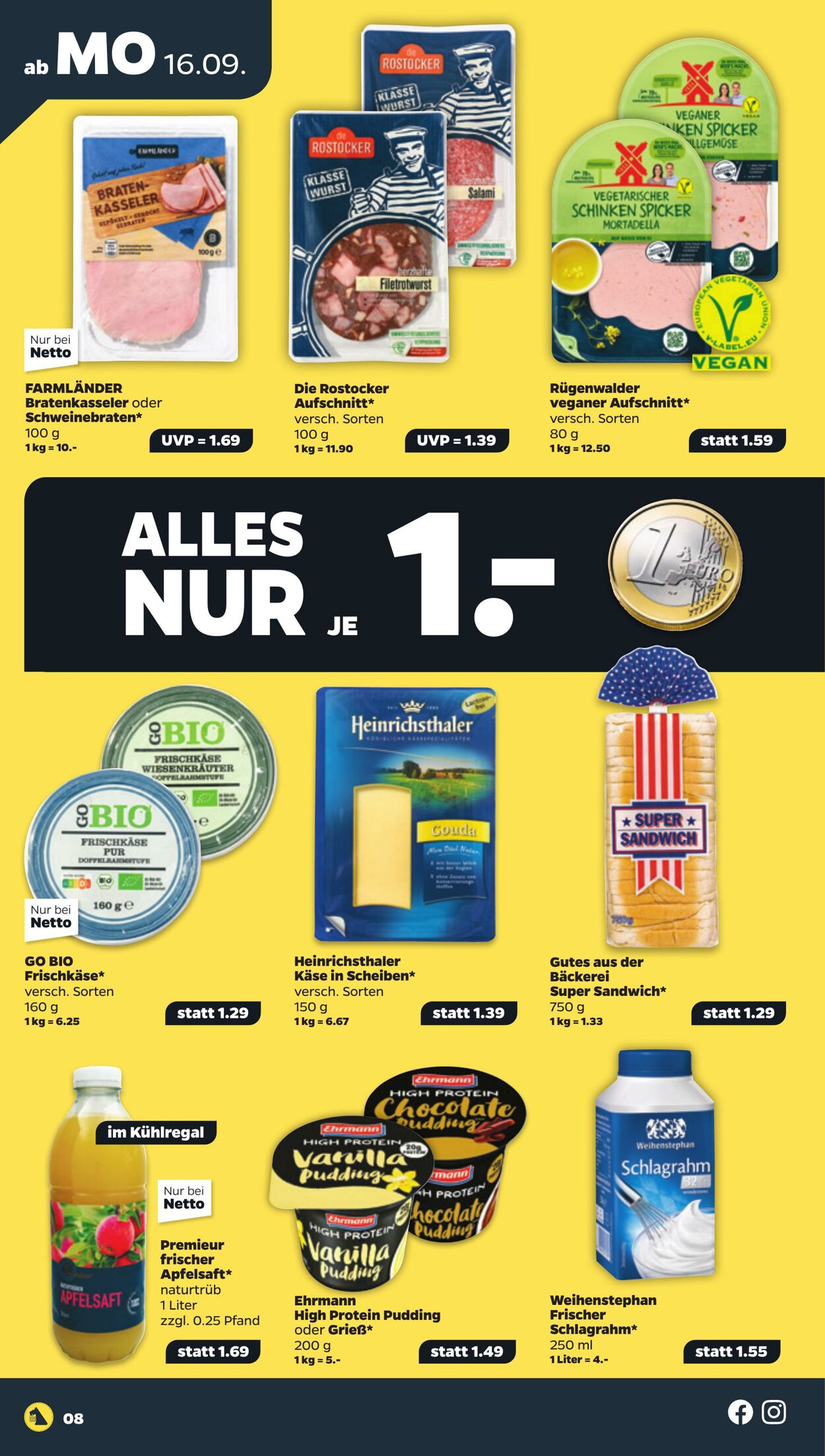 Prospekt Netto 15.09.2024 - 21.09.2024