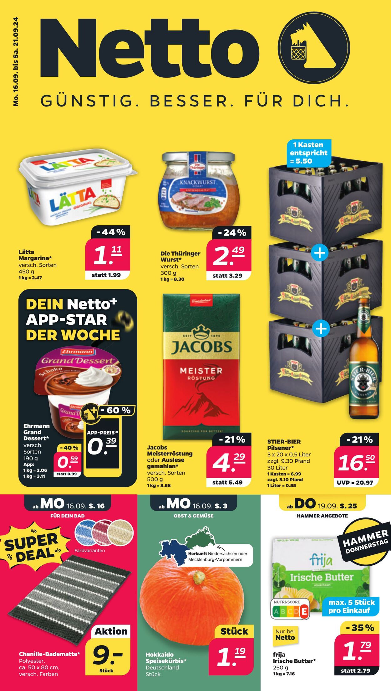 Prospekt Netto 15.09.2024 - 21.09.2024