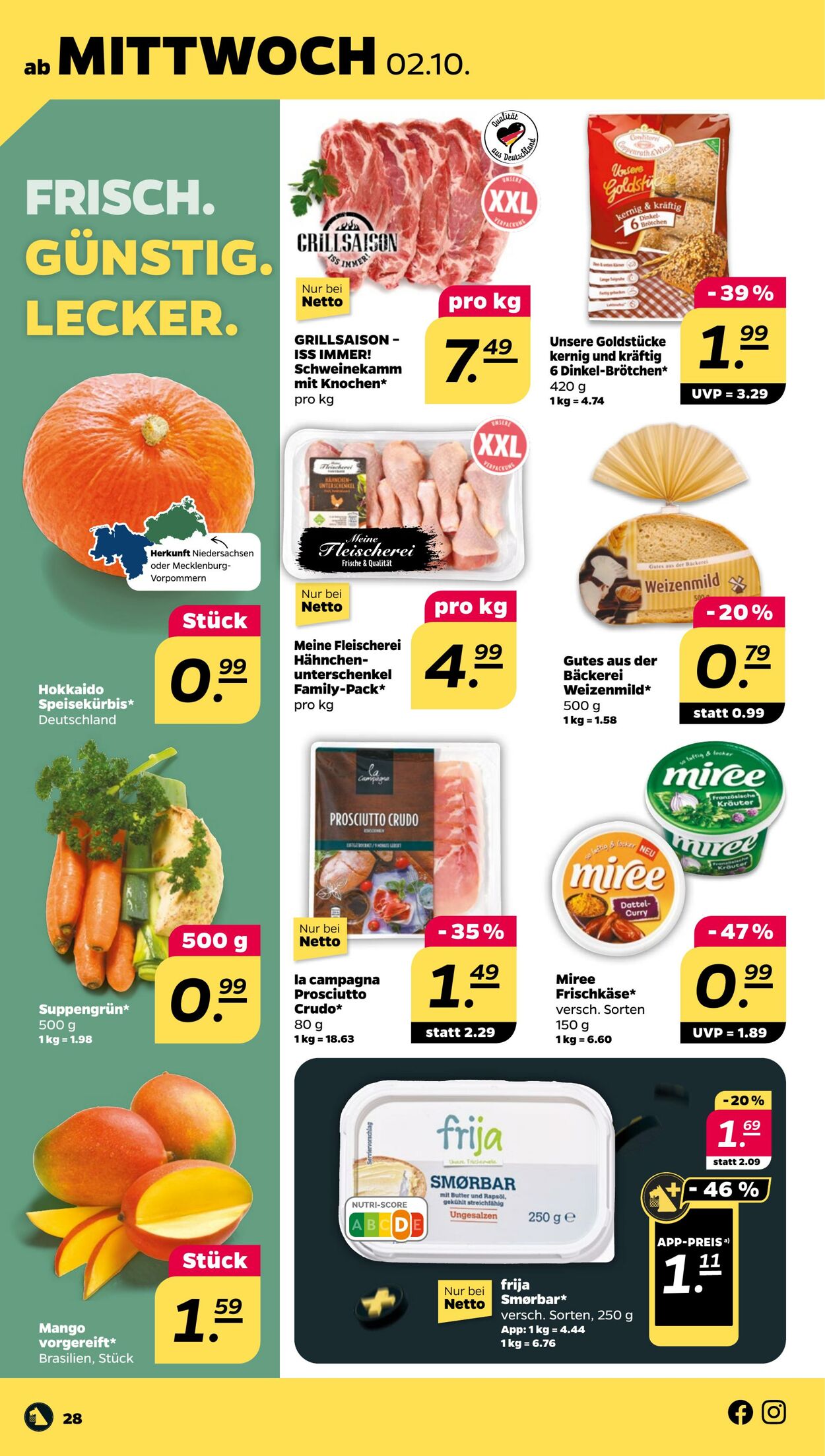 Prospekt Netto 29.09.2024 - 05.10.2024