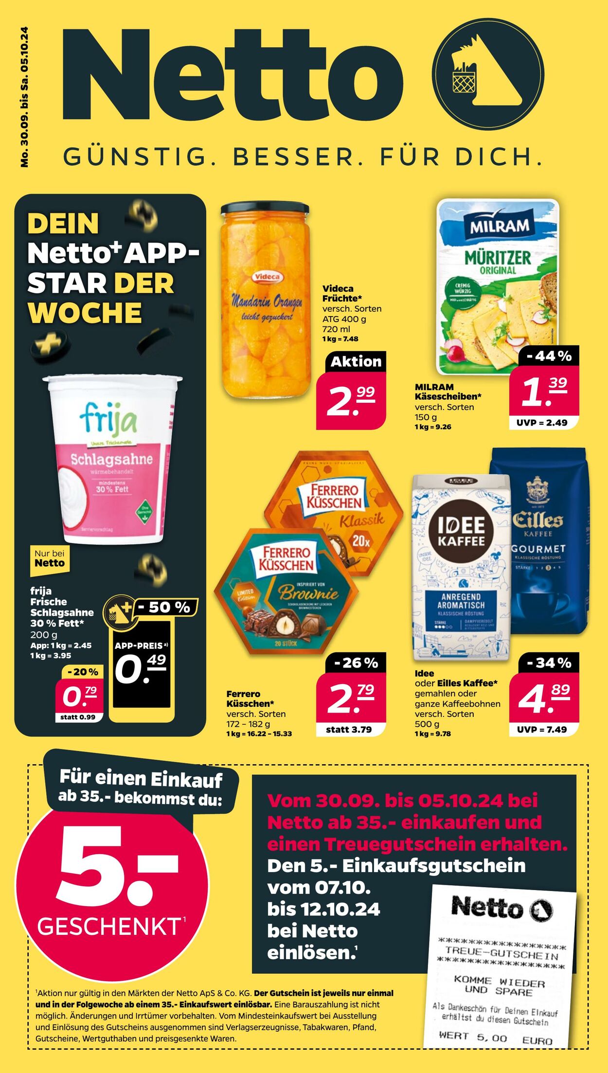 Prospekt Netto 29.09.2024 - 05.10.2024