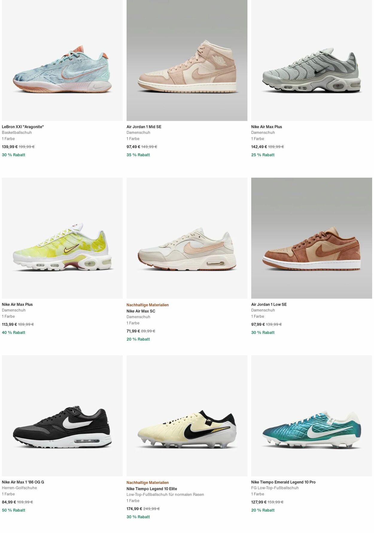 Prospekt Nike 29.07.2024 - 07.08.2024