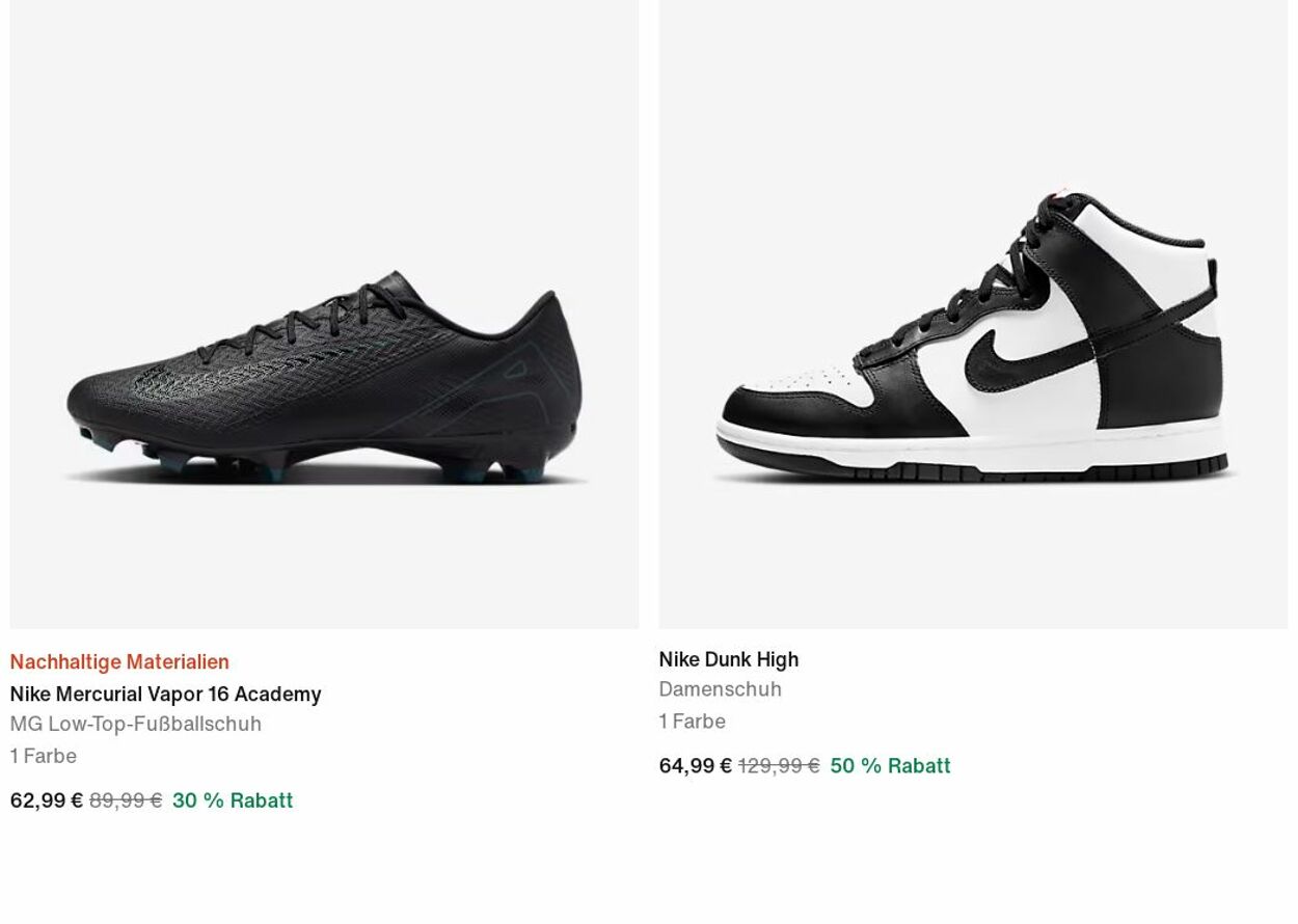 Prospekt Nike 16.06.2025 - 25.06.2025