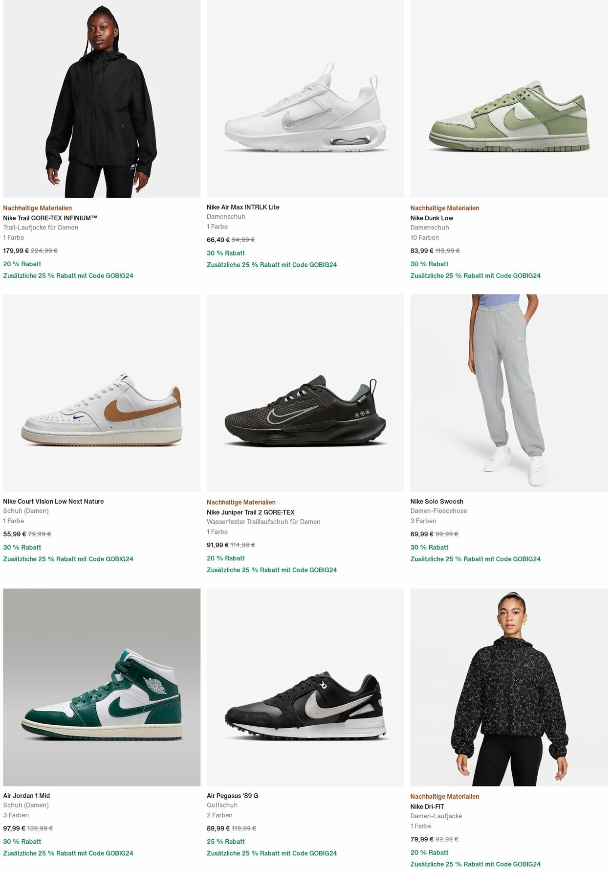 Prospekt Nike 25.11.2024 - 04.12.2024