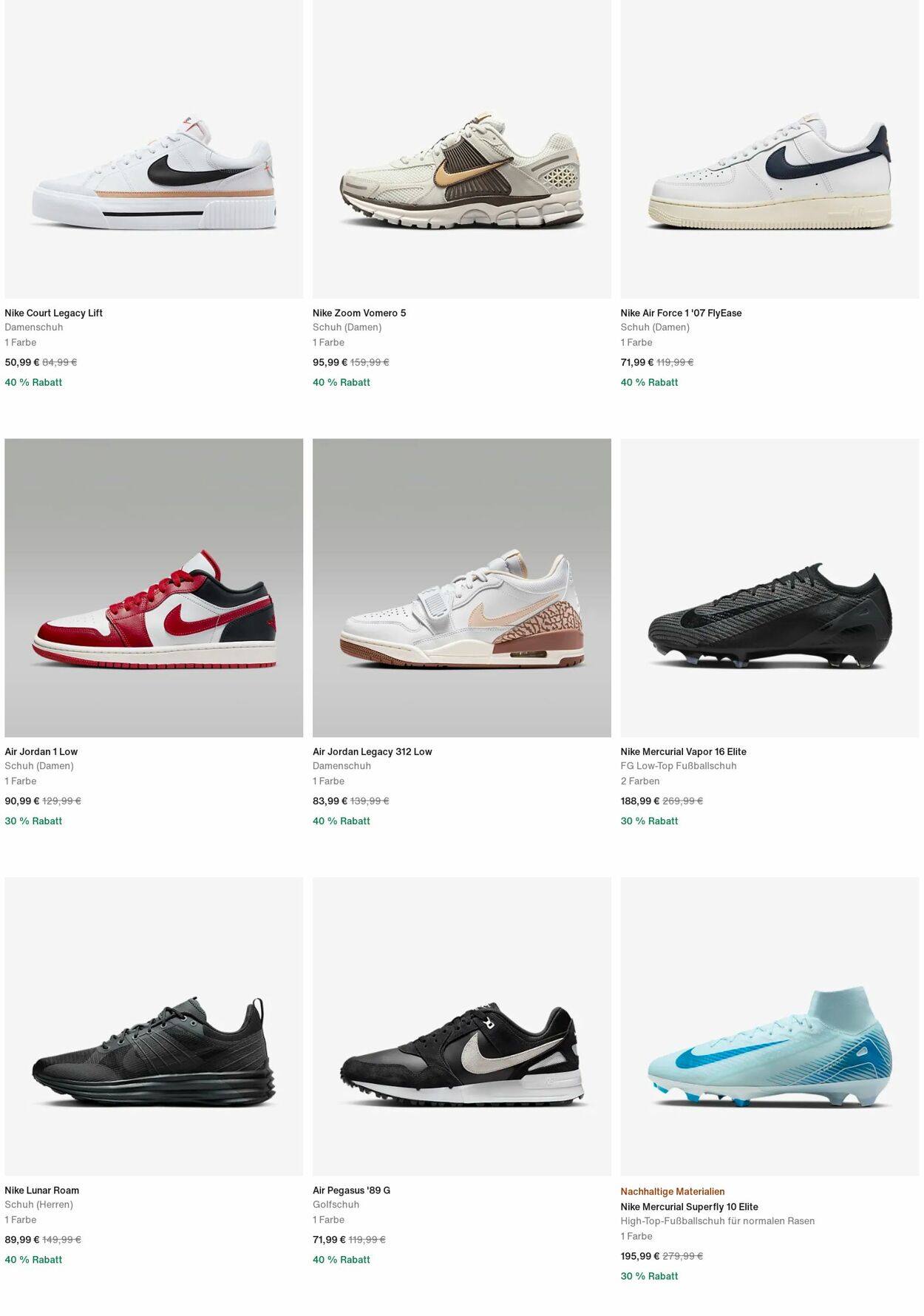 Prospekt Nike 20.01.2025 - 29.01.2025