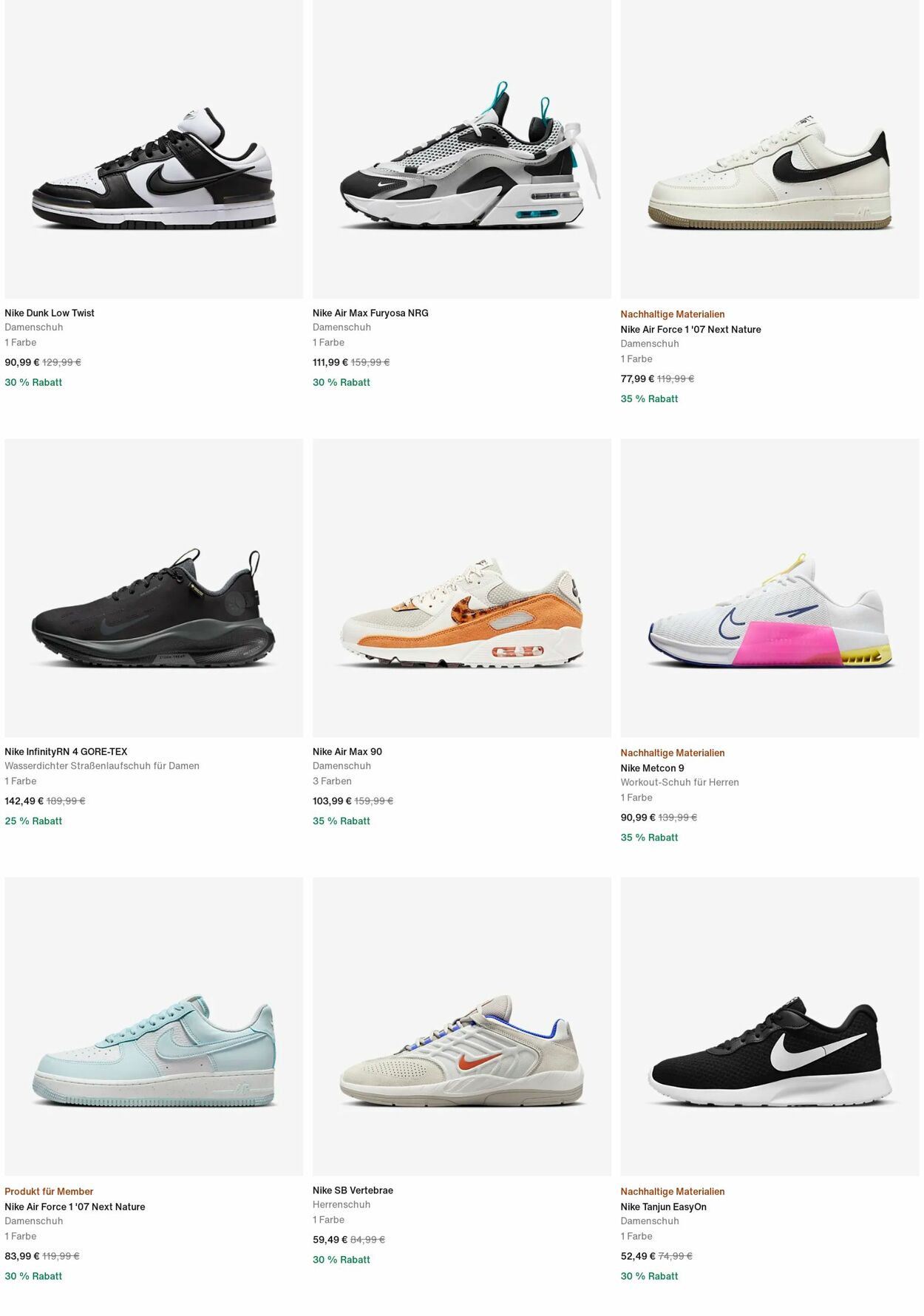 Prospekt Nike 05.08.2024 - 14.08.2024