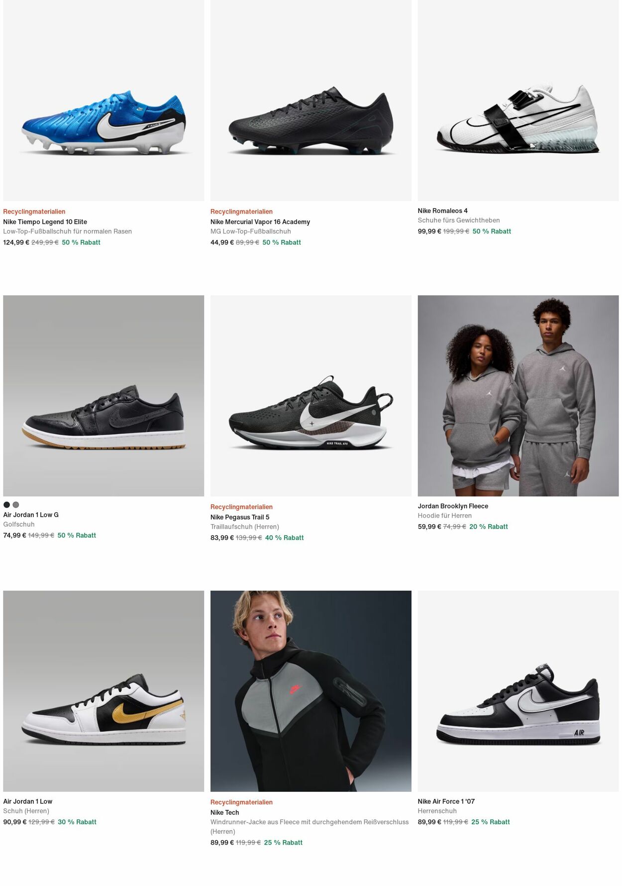 Prospekt Nike 17.11.2025 - 26.11.2025