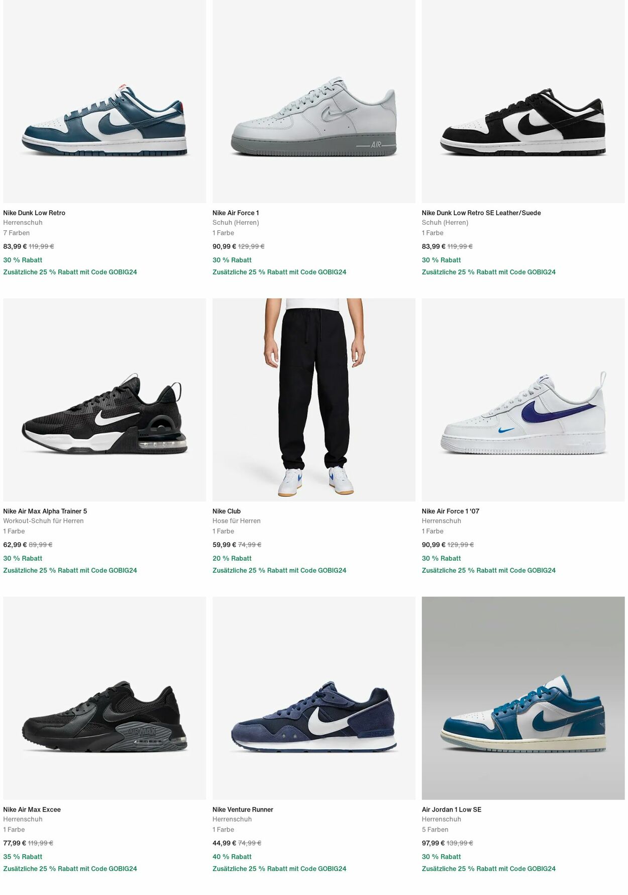 Prospekt Nike 02.12.2024 - 11.12.2024