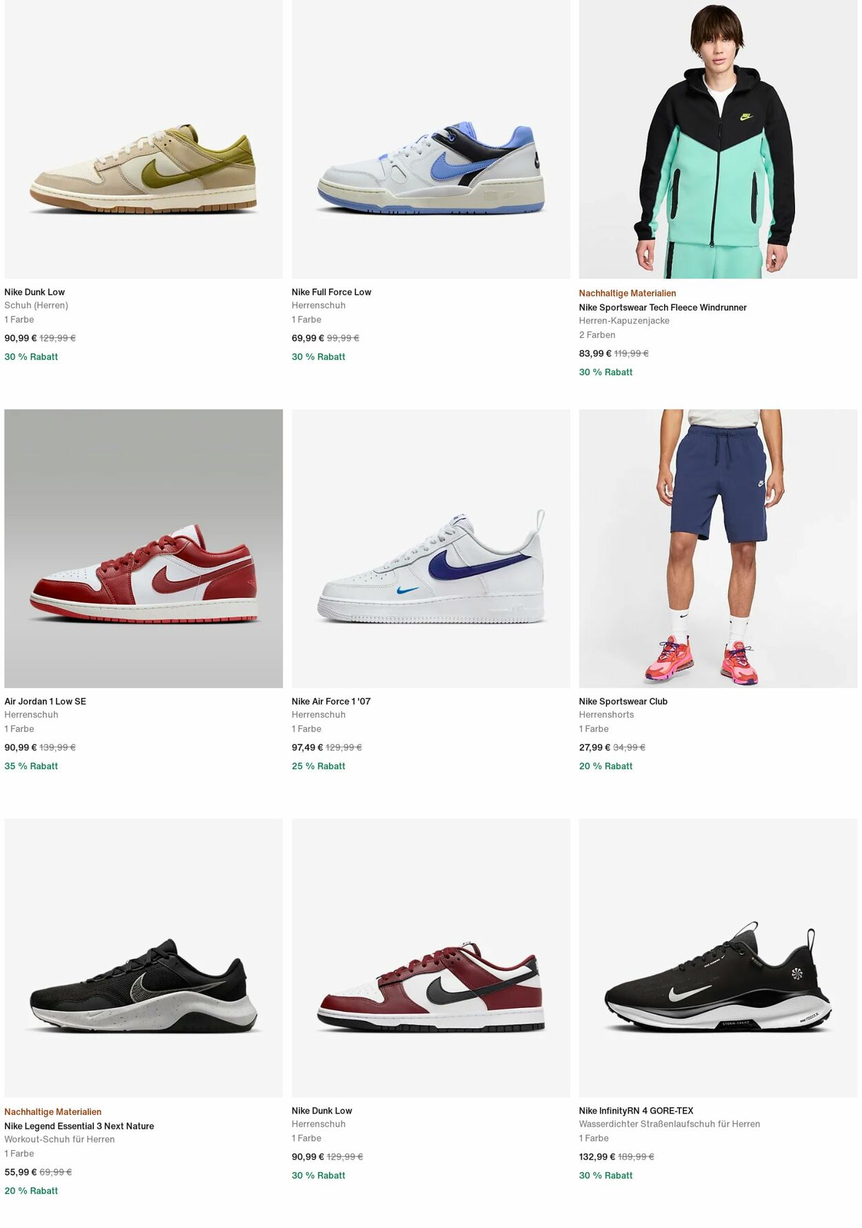 Prospekt Nike 19.08.2024 - 28.08.2024