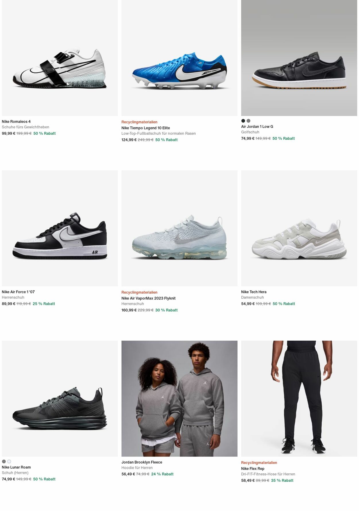 Prospekt Nike 24.11.2025 - 03.12.2025