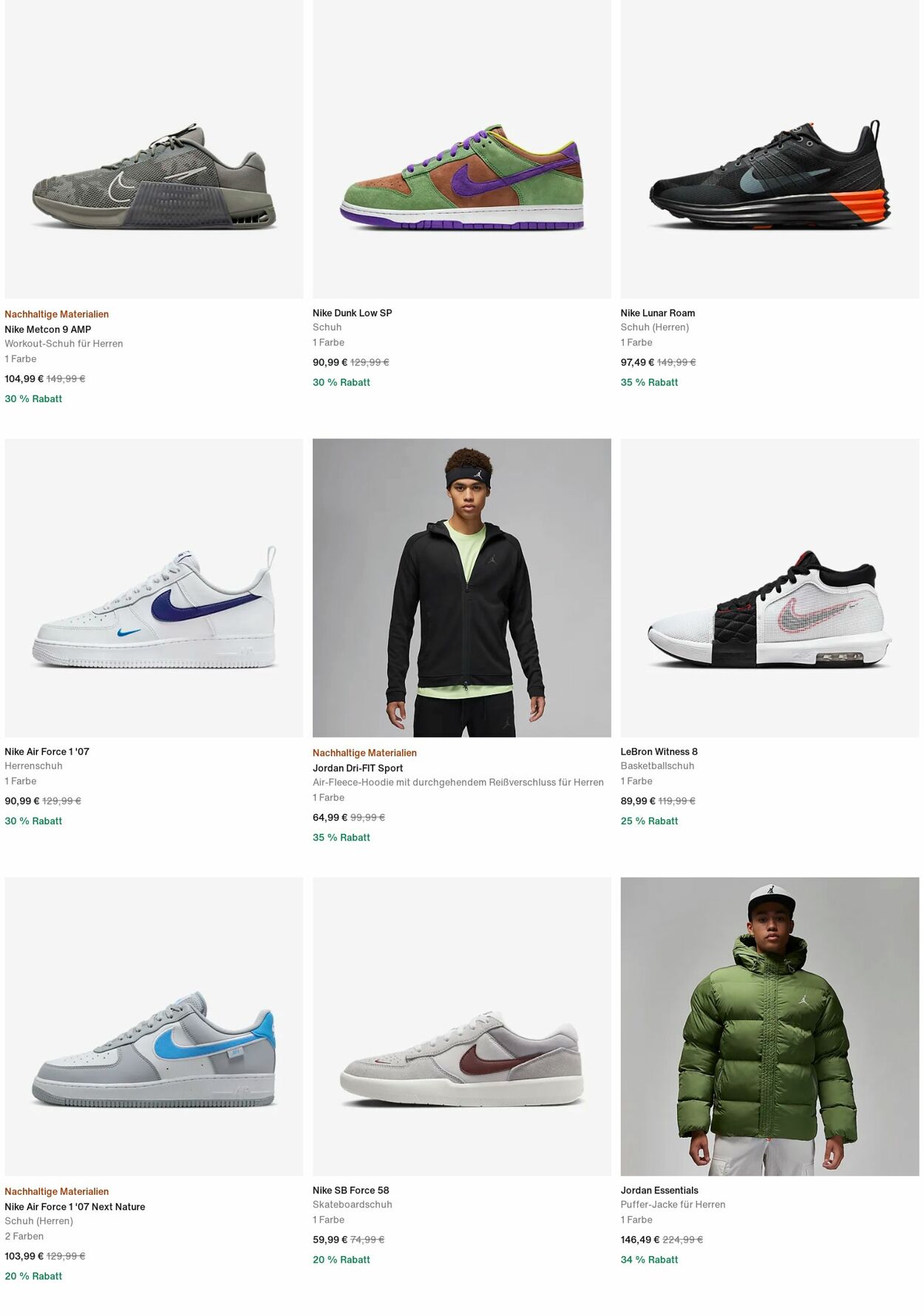 Prospekt Nike 28.10.2024 - 06.11.2024