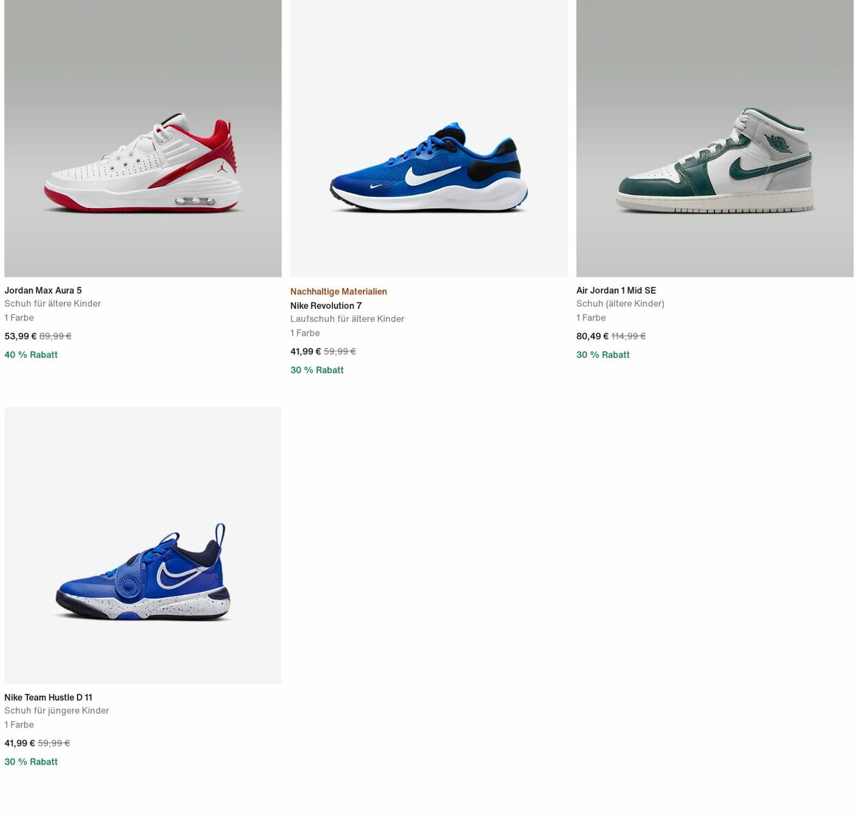 Prospekt Nike 30.09.2024 - 09.10.2024