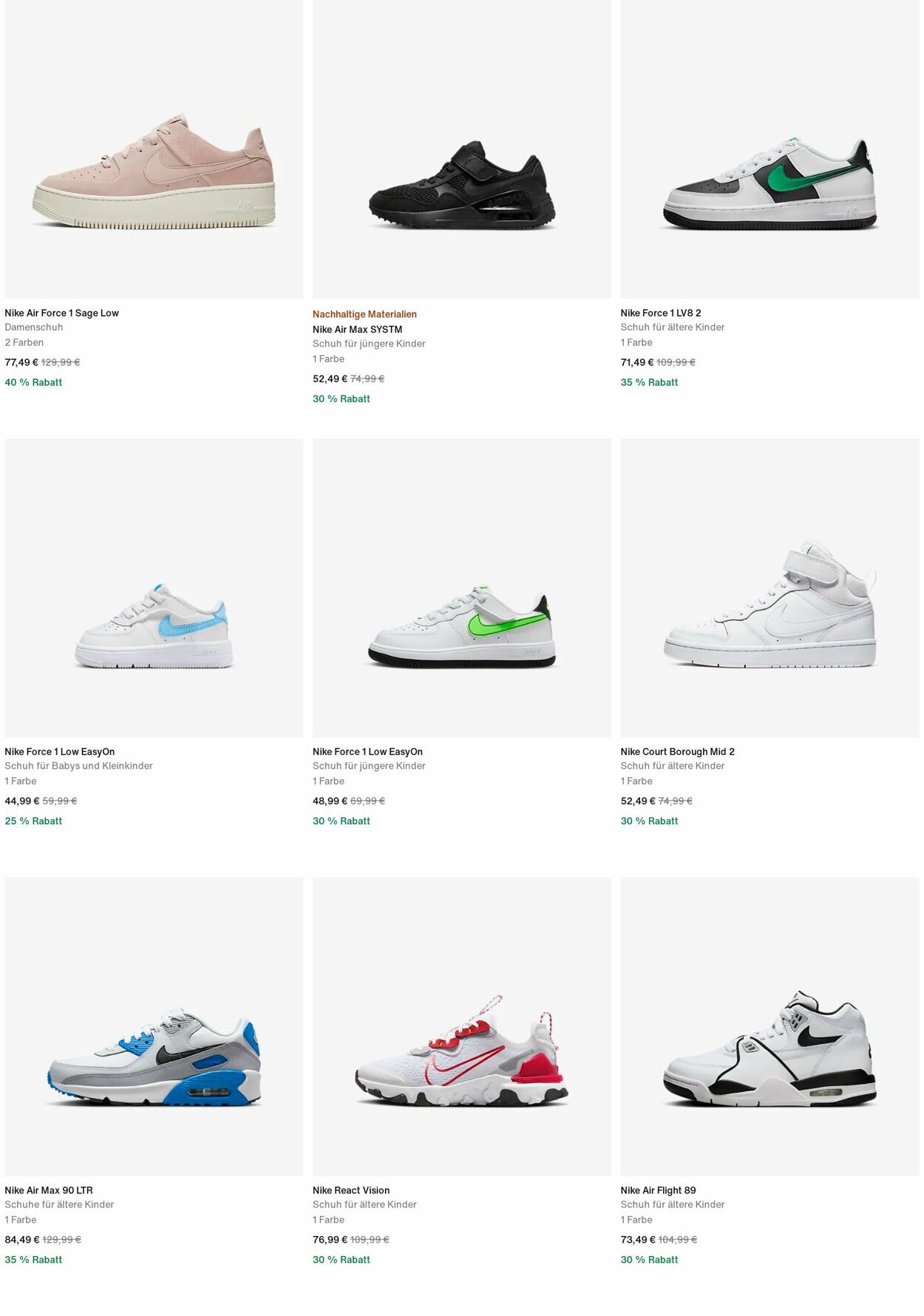 Prospekt Nike 19.08.2024 - 28.08.2024