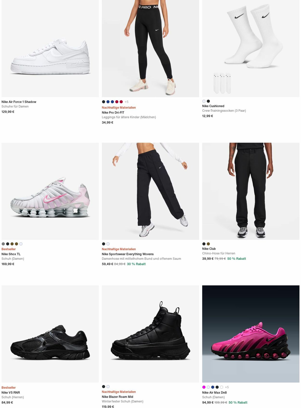 Prospekt Nike 20.10.2025 - 29.10.2025