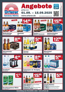 Prospekt Orterer Getränkemärkte 01.09.2025 - 16.09.2025