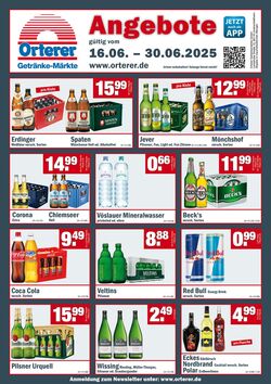 Prospekt Orterer Getränkemärkte 16.06.2025 - 30.06.2025