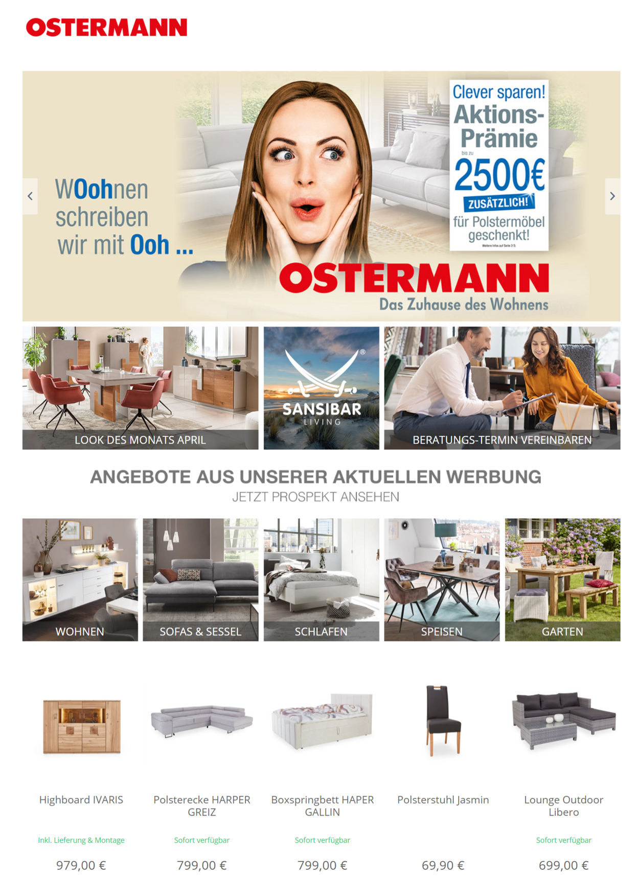 Ostermann Wöchentliche Prospekte