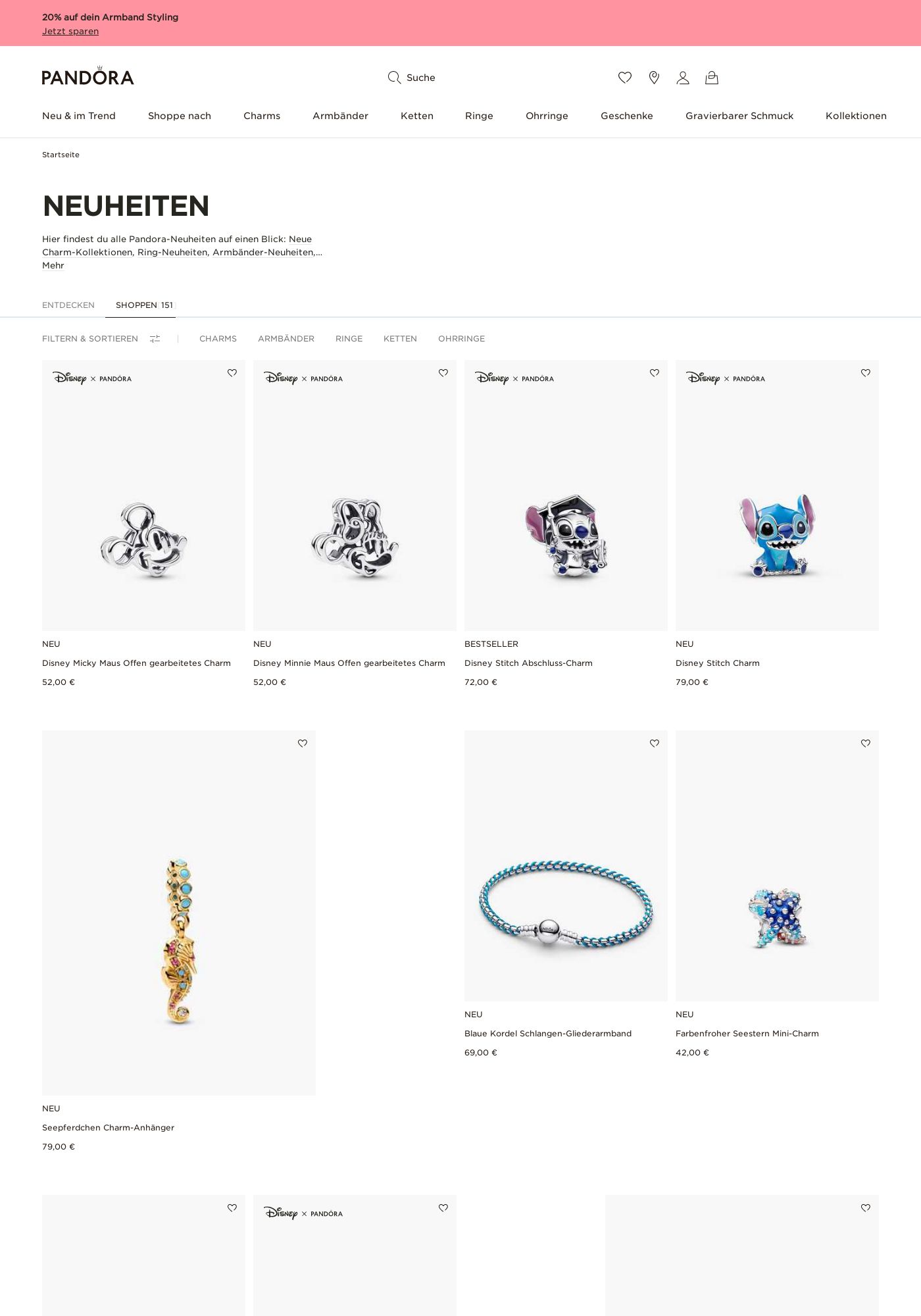 Prospekt Pandora 21.07.2025 - 30.07.2025