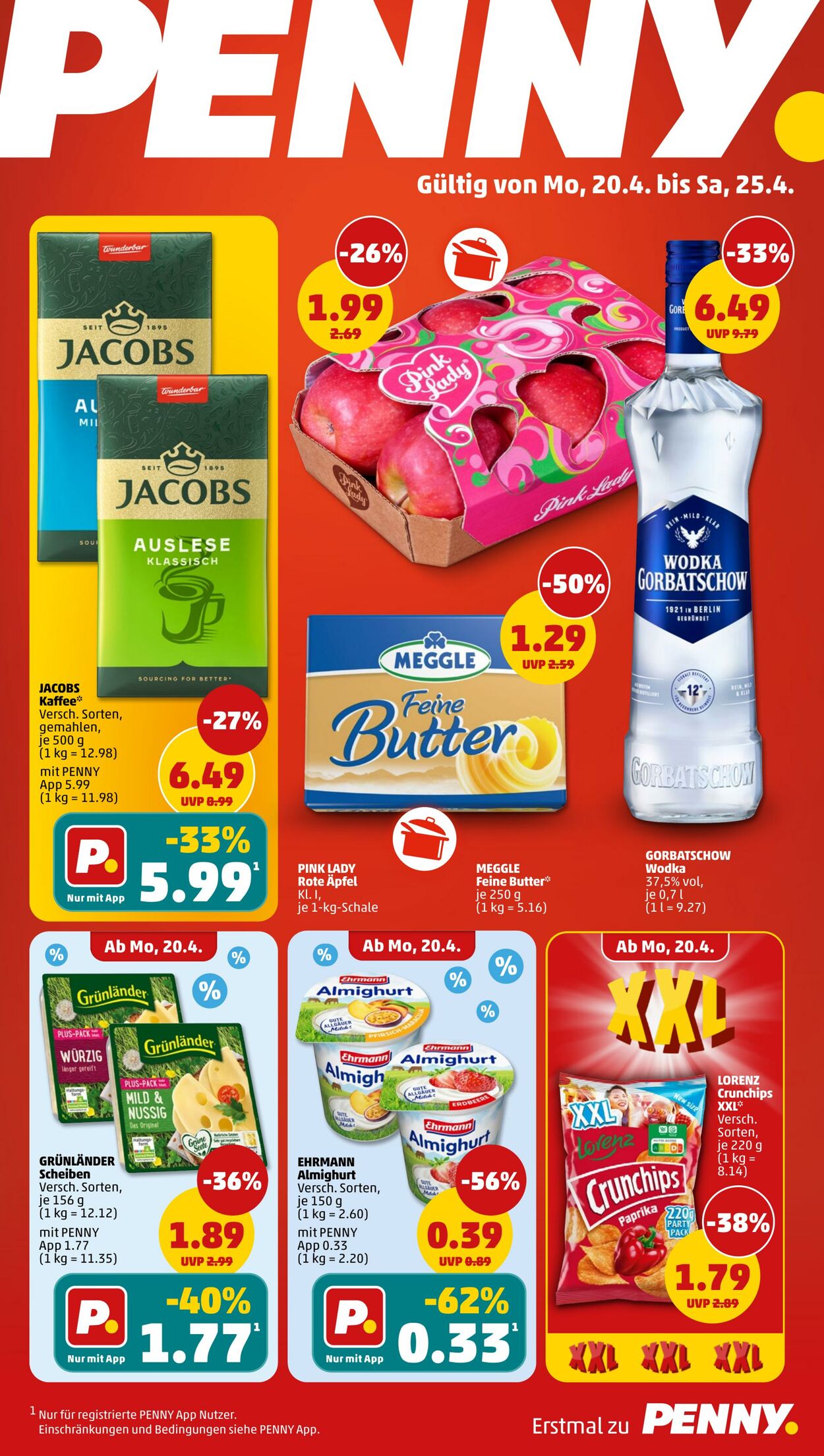 Prospekt Penny 20.04.2026 - 25.04.2026