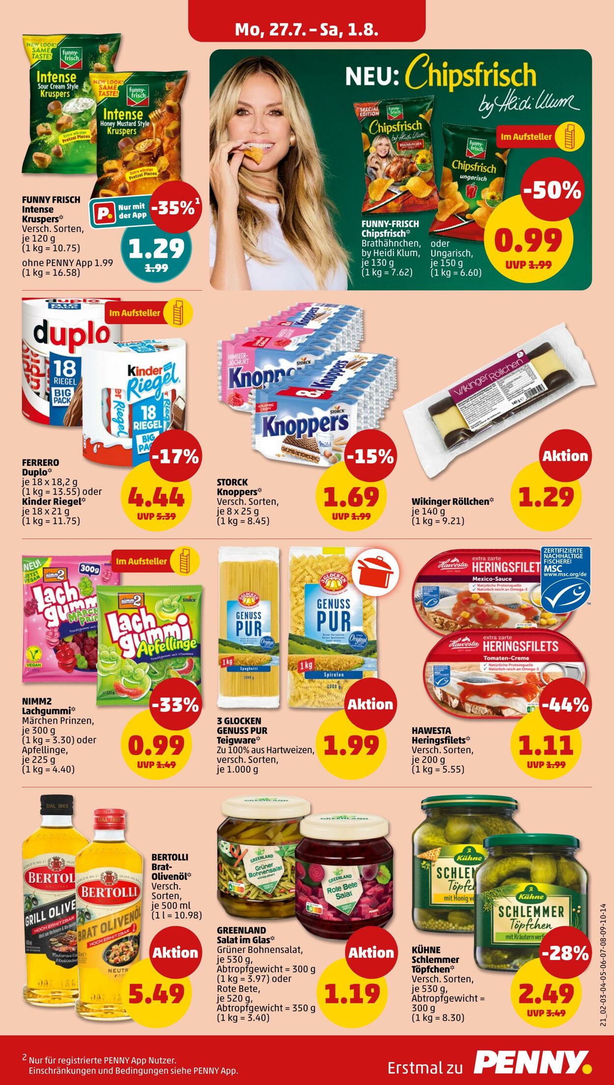 Prospekt Penny 27.07.2026 - 01.08.2026