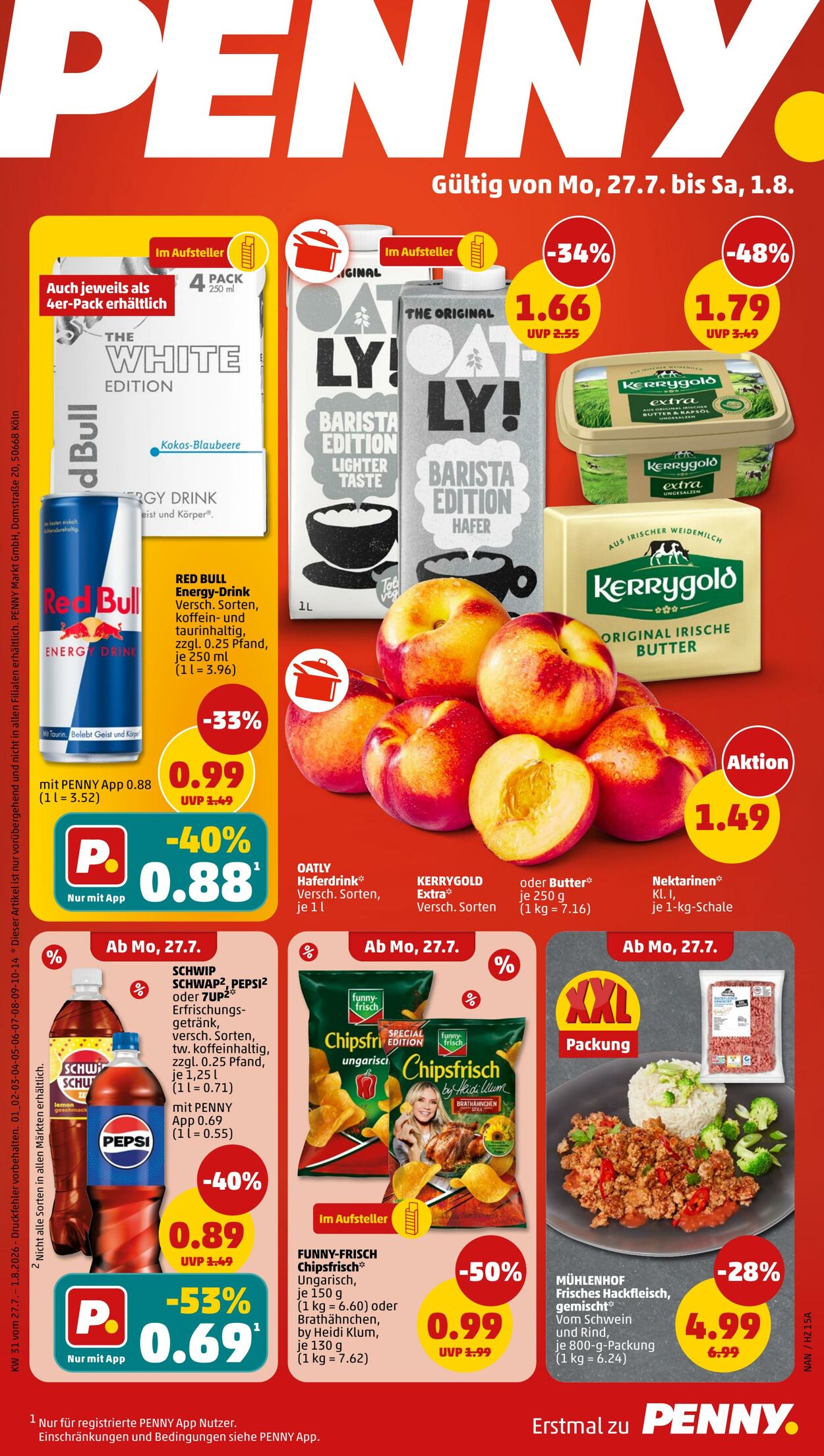 Prospekt Penny 27.07.2026 - 01.08.2026