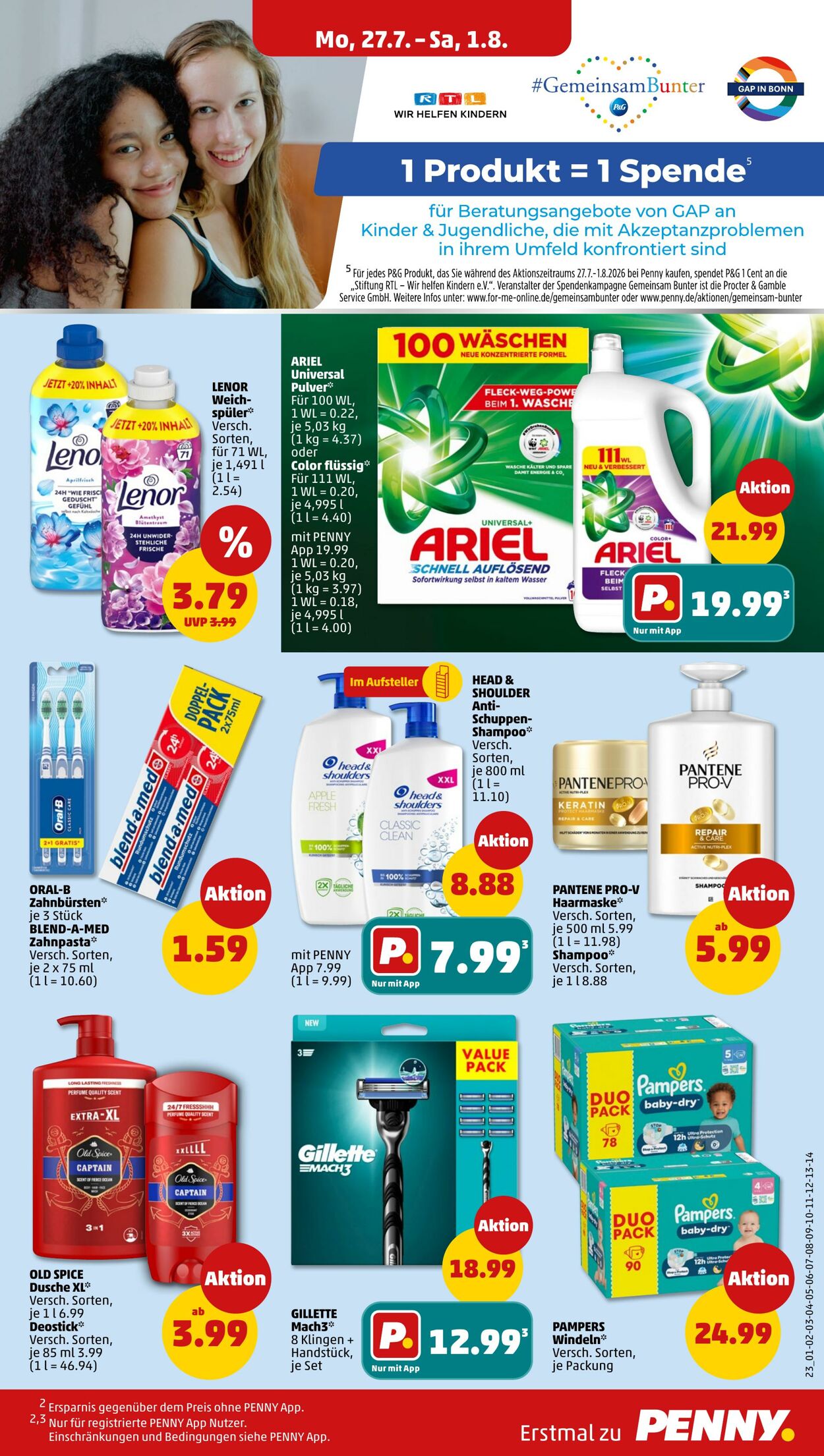Prospekt Penny 27.07.2026 - 01.08.2026