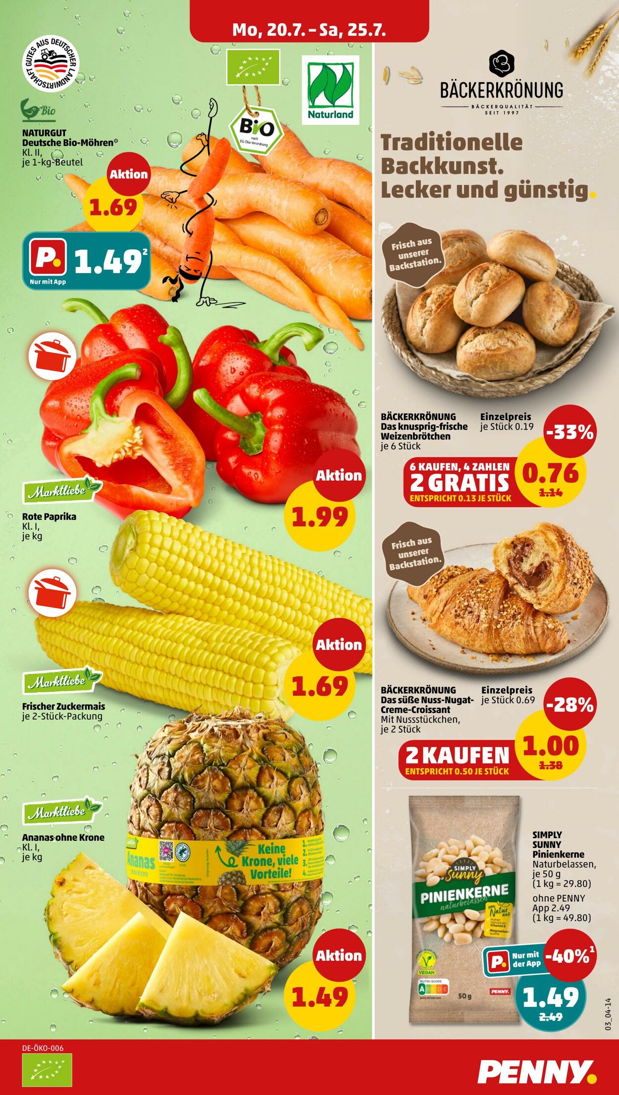 Prospekt Penny 20.07.2026 - 25.07.2026