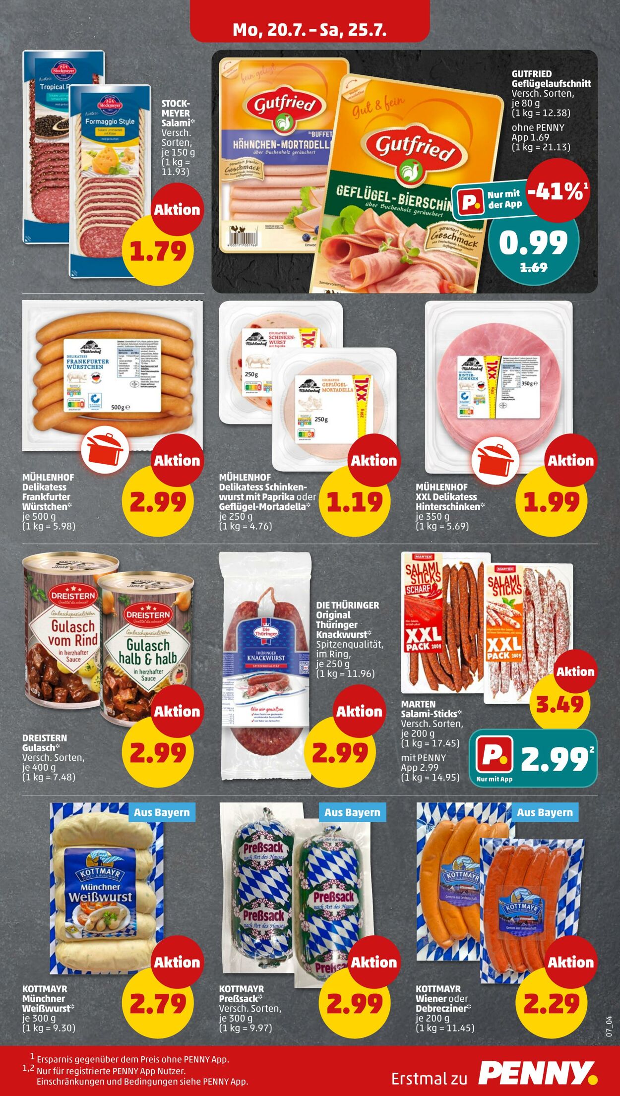 Prospekt Penny 20.07.2026 - 25.07.2026