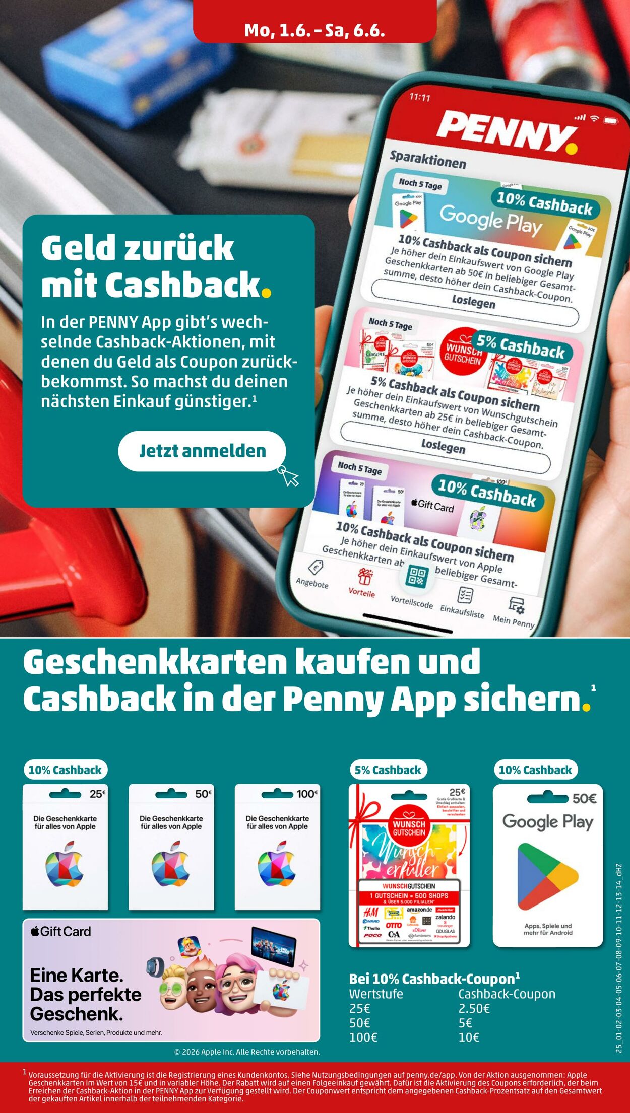 Prospekt Penny 01.06.2026 - 06.06.2026