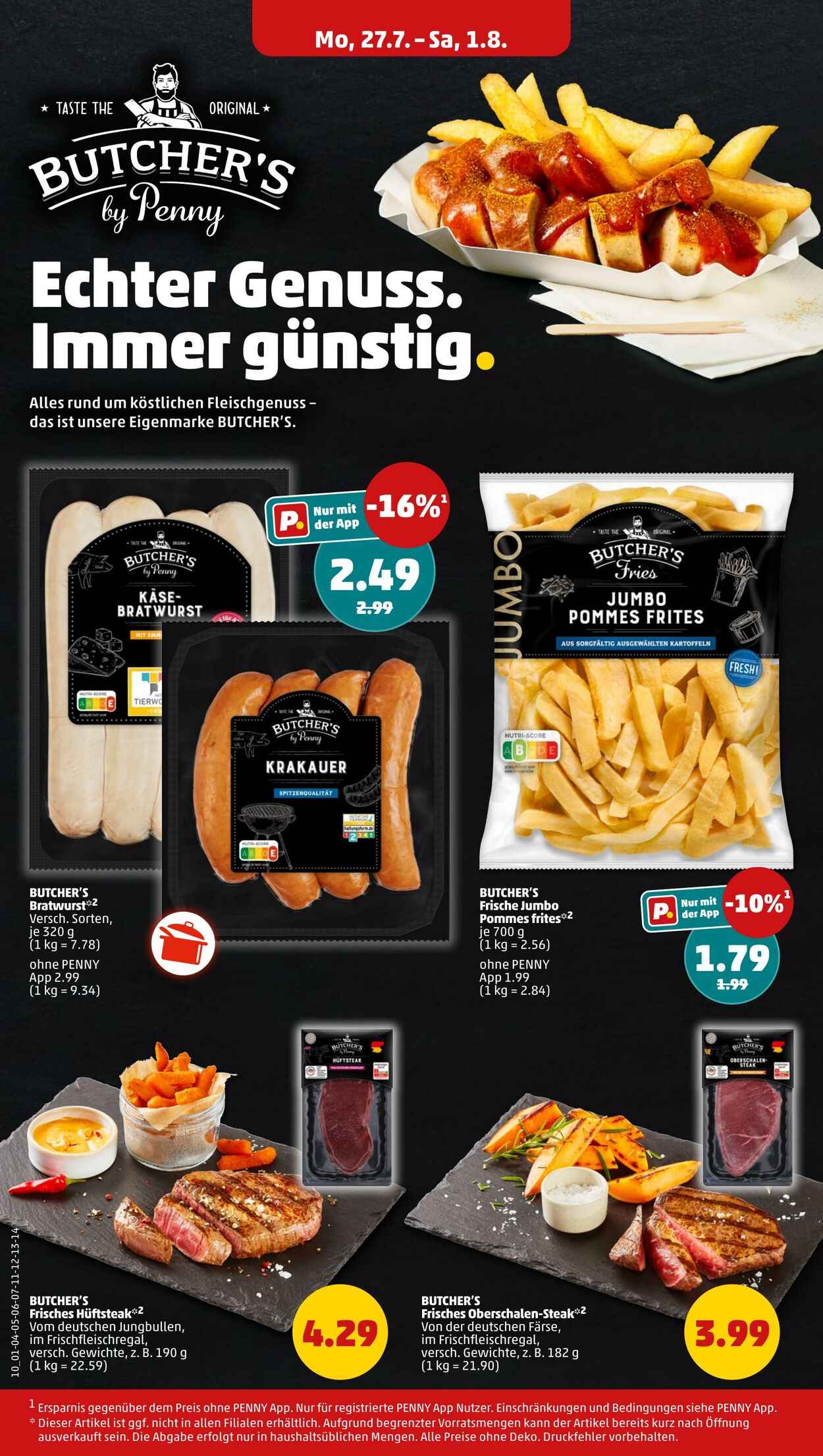Prospekt Penny 20.07.2026 - 25.07.2026