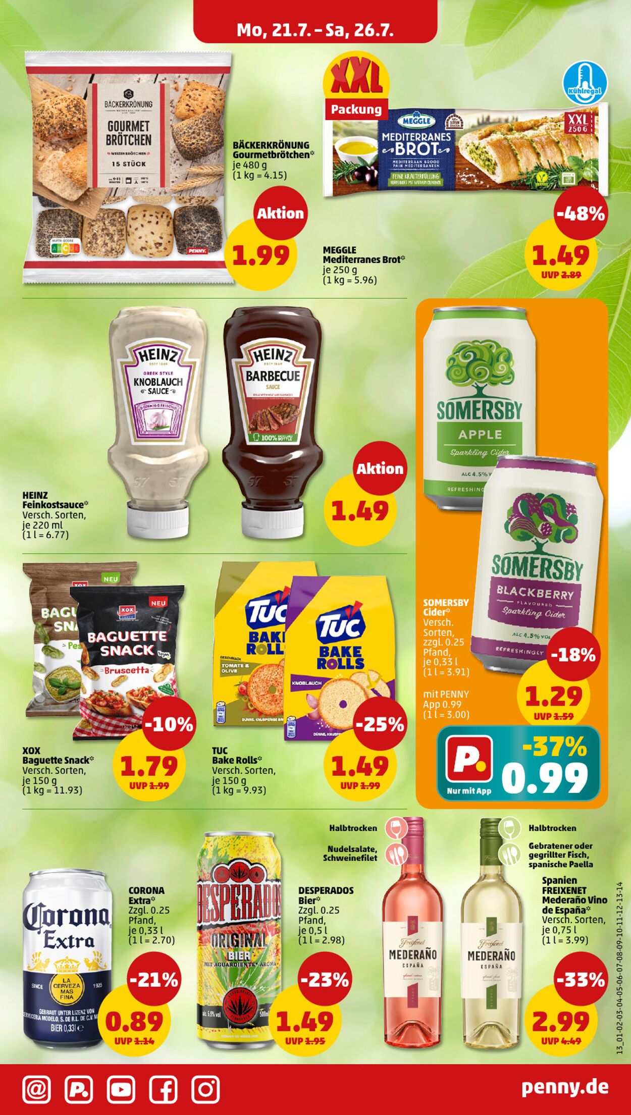 Prospekt Penny 21.07.2025 - 26.07.2025