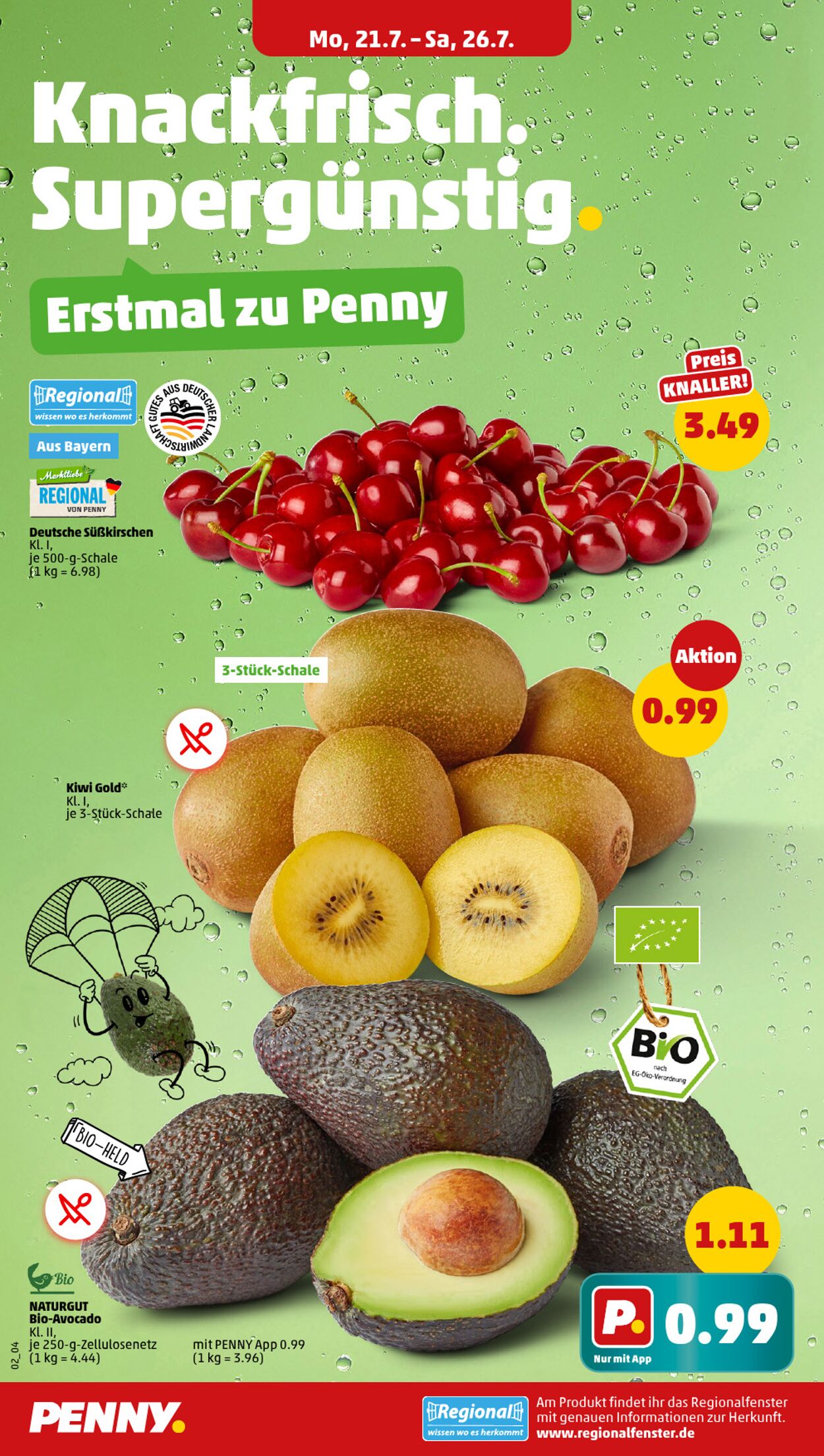 Prospekt Penny 21.07.2025 - 26.07.2025