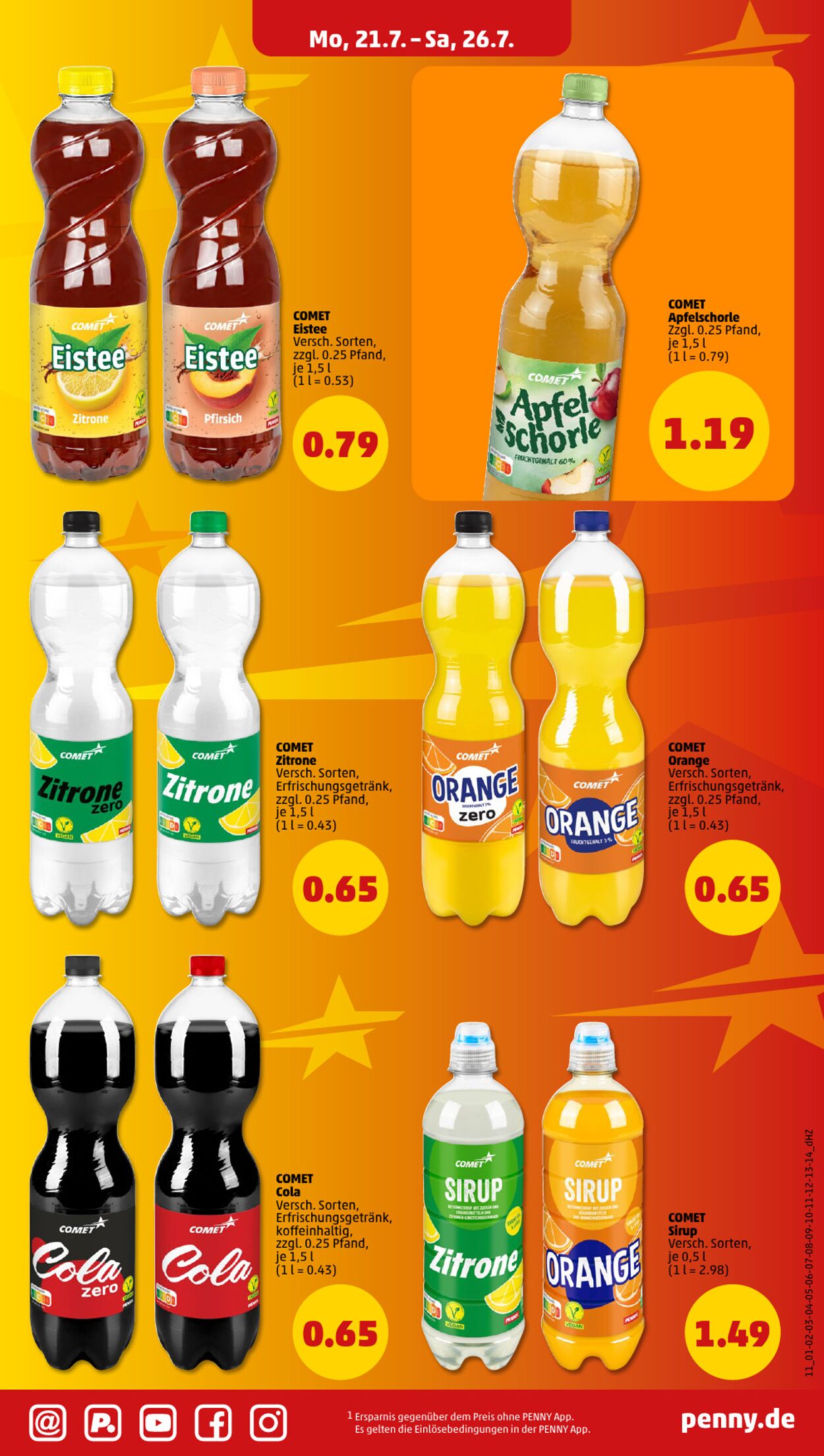 Prospekt Penny 21.07.2025 - 26.07.2025