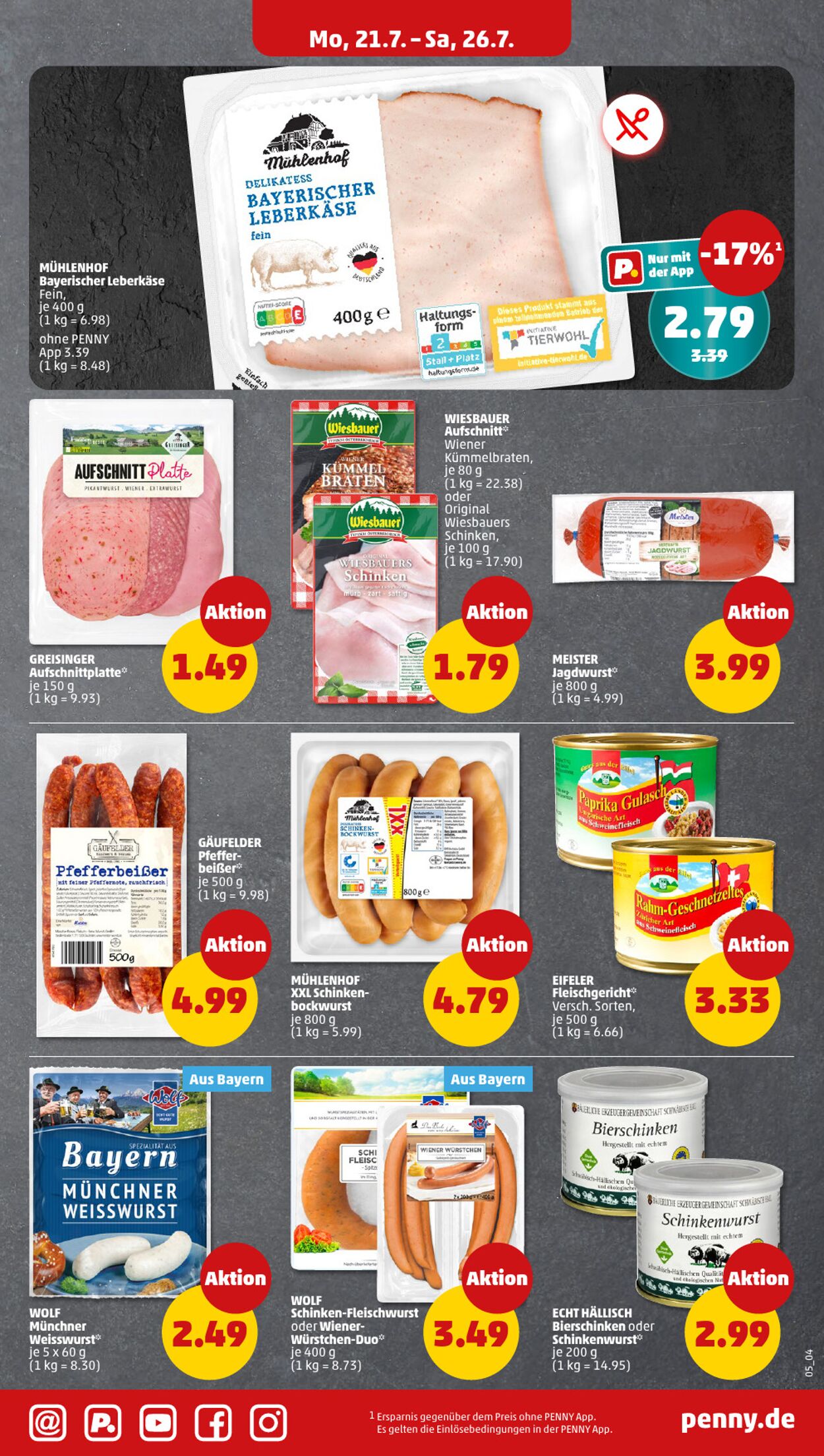 Prospekt Penny 21.07.2025 - 26.07.2025