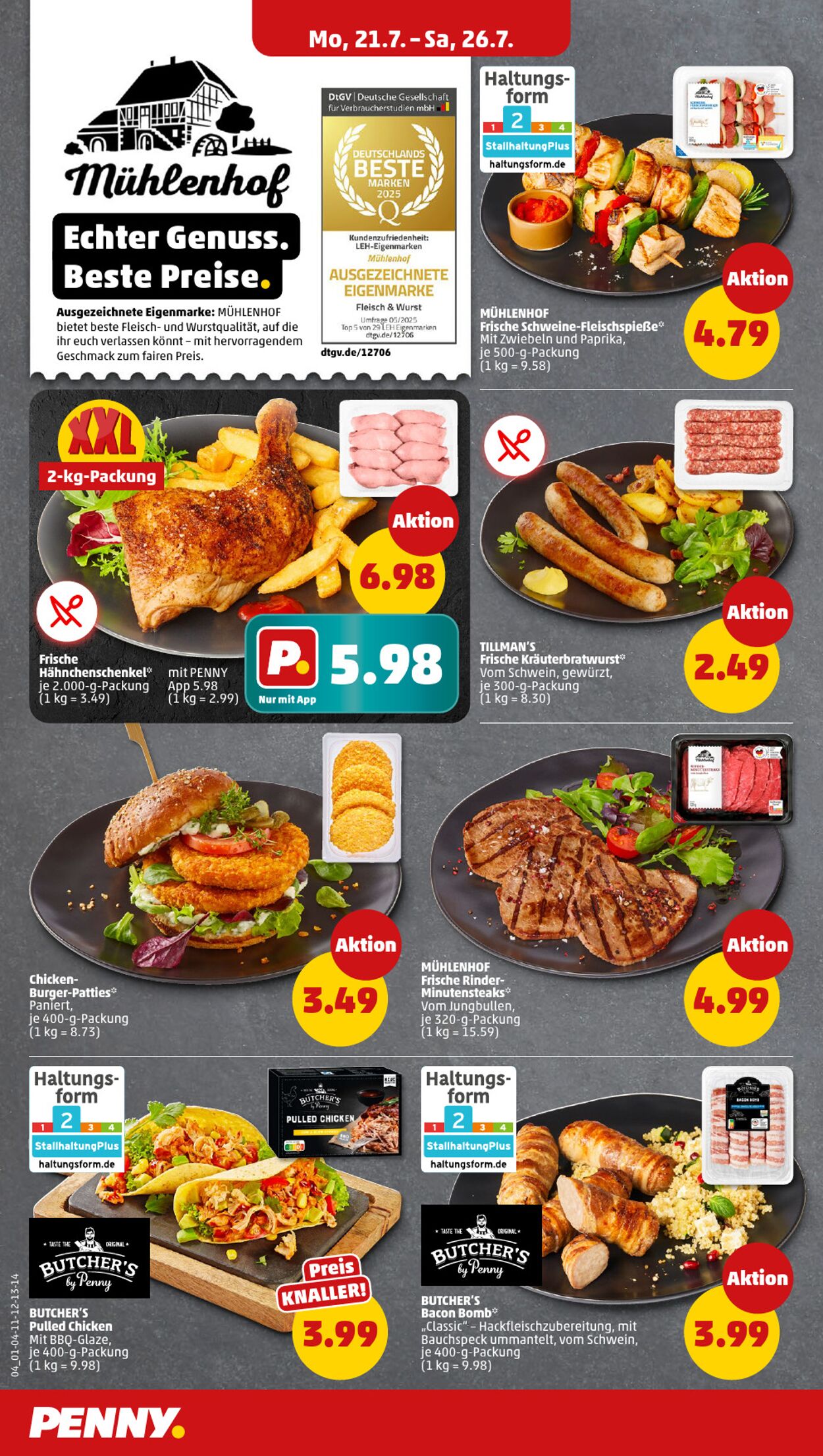 Prospekt Penny 21.07.2025 - 26.07.2025